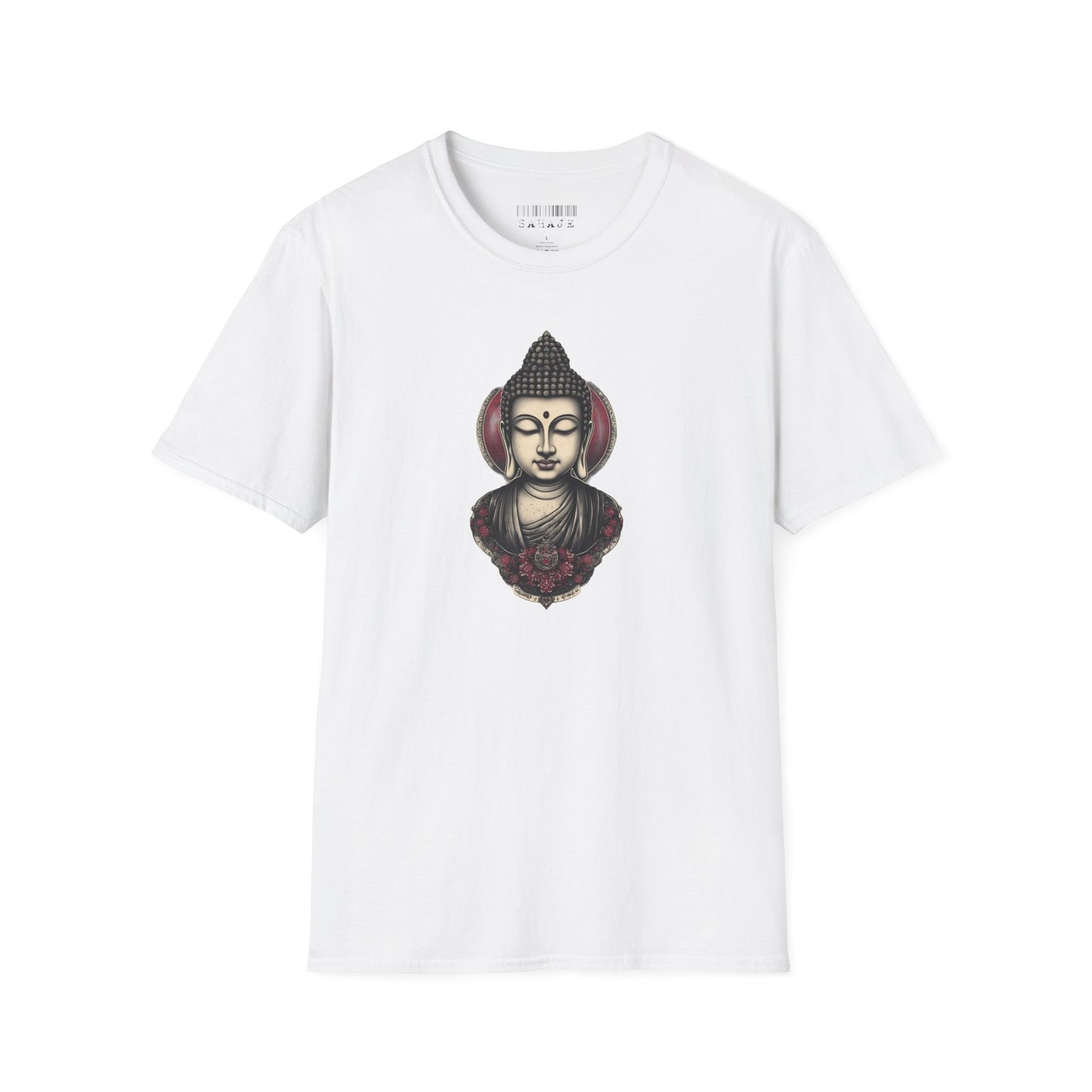 Buddha Portrait Tee — Zen Meditation Graphic T-Shirt