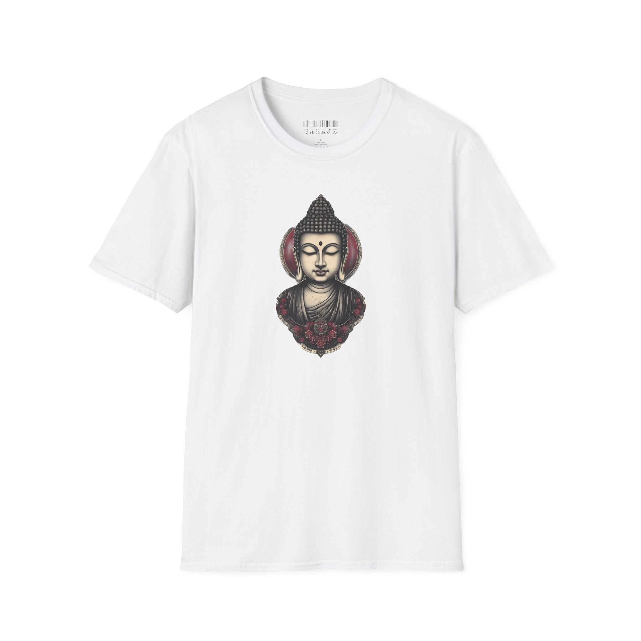 Buddha Portrait Tee — Zen Meditation Graphic T-Shirt