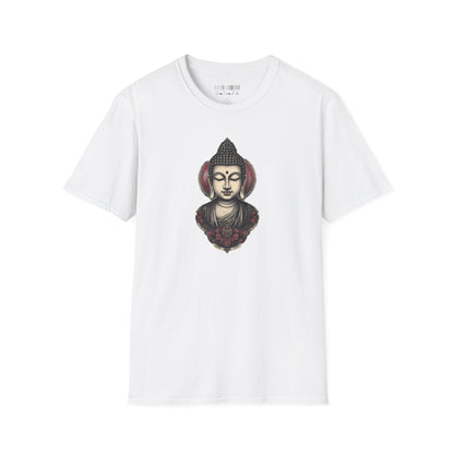 Buddha Portrait Tee — Zen Meditation Graphic T-Shirt