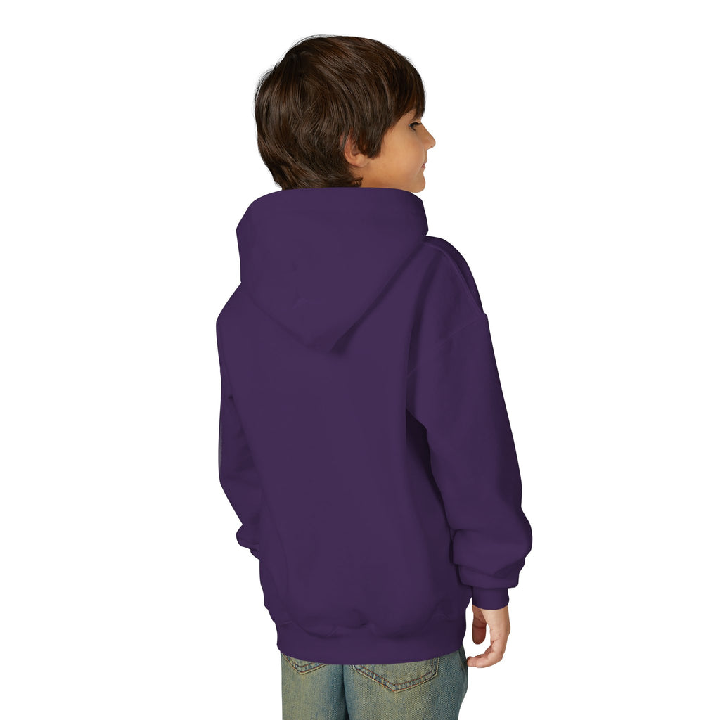 Youth Hoodie — Flaming Meditating Demon Graphic