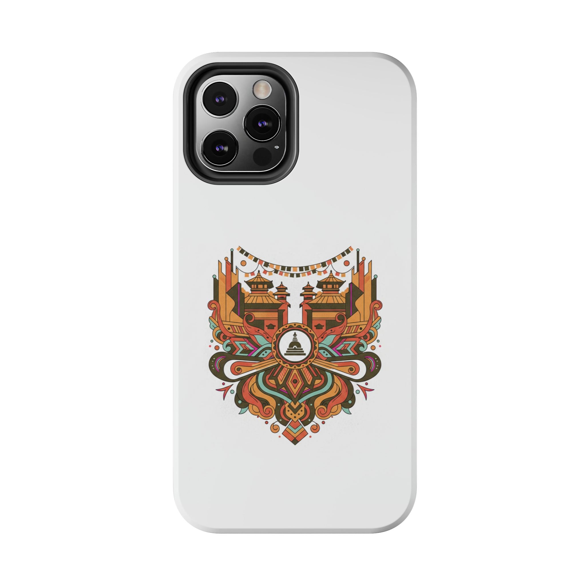 Tough Phone Case — Vintage Temple Mandala Design