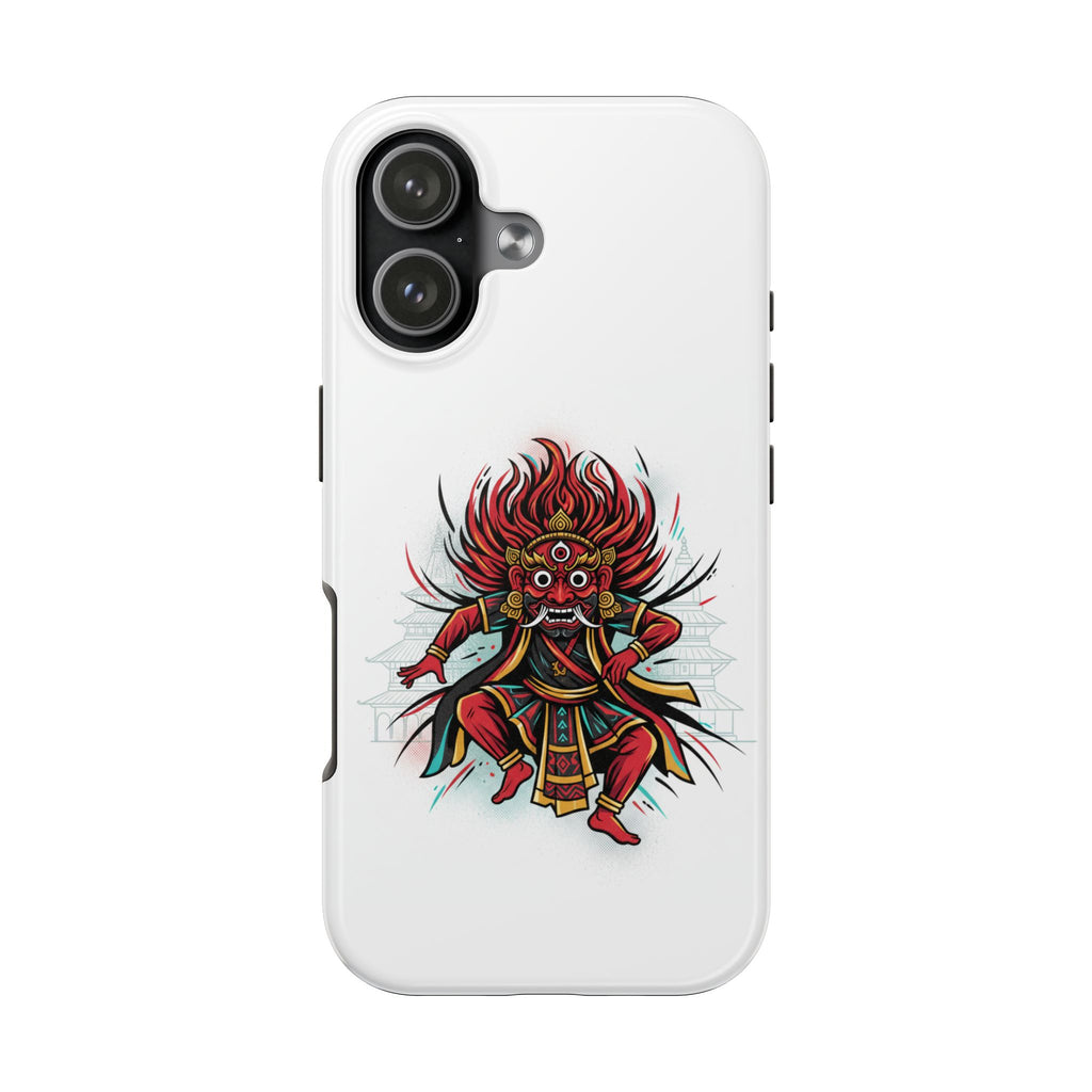 Bhairava Tough Phone Case — Bold Hindu Deity Protective Cover