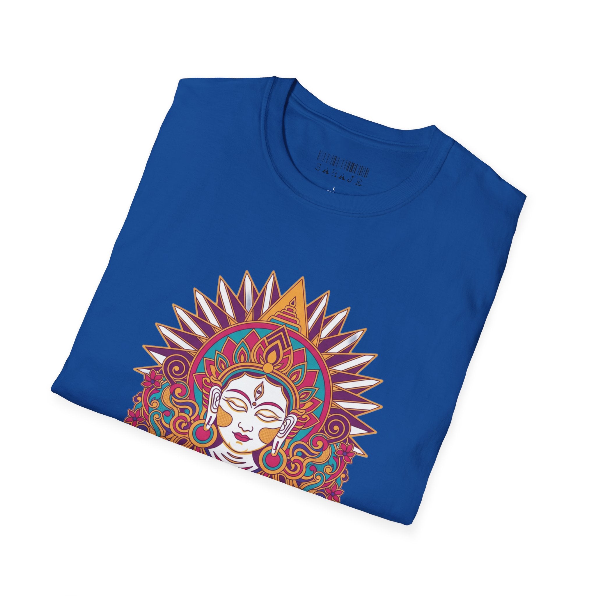 Mandala Goddess T-Shirt — Colorful Floral Spiritual Tee