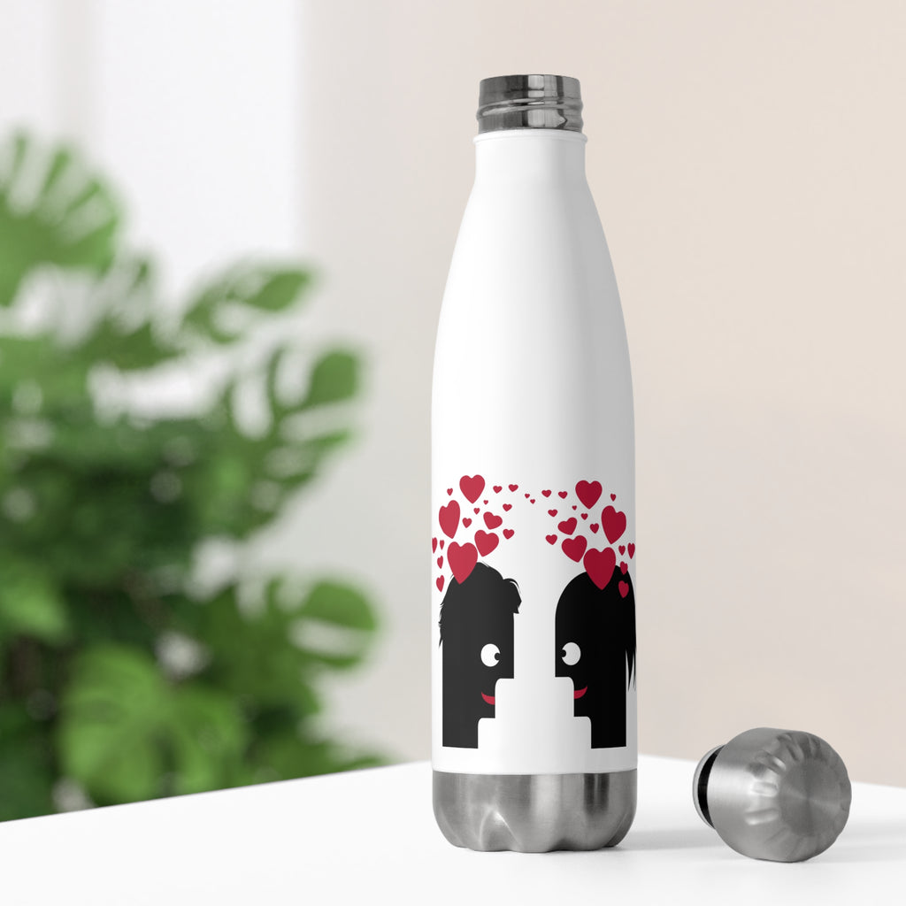 Romantic Couples Insulated Water Bottle - Heart Design, Perfect for Weddings, Anniversaries, Valentine's Day, Gifts for Him or Her, [...]