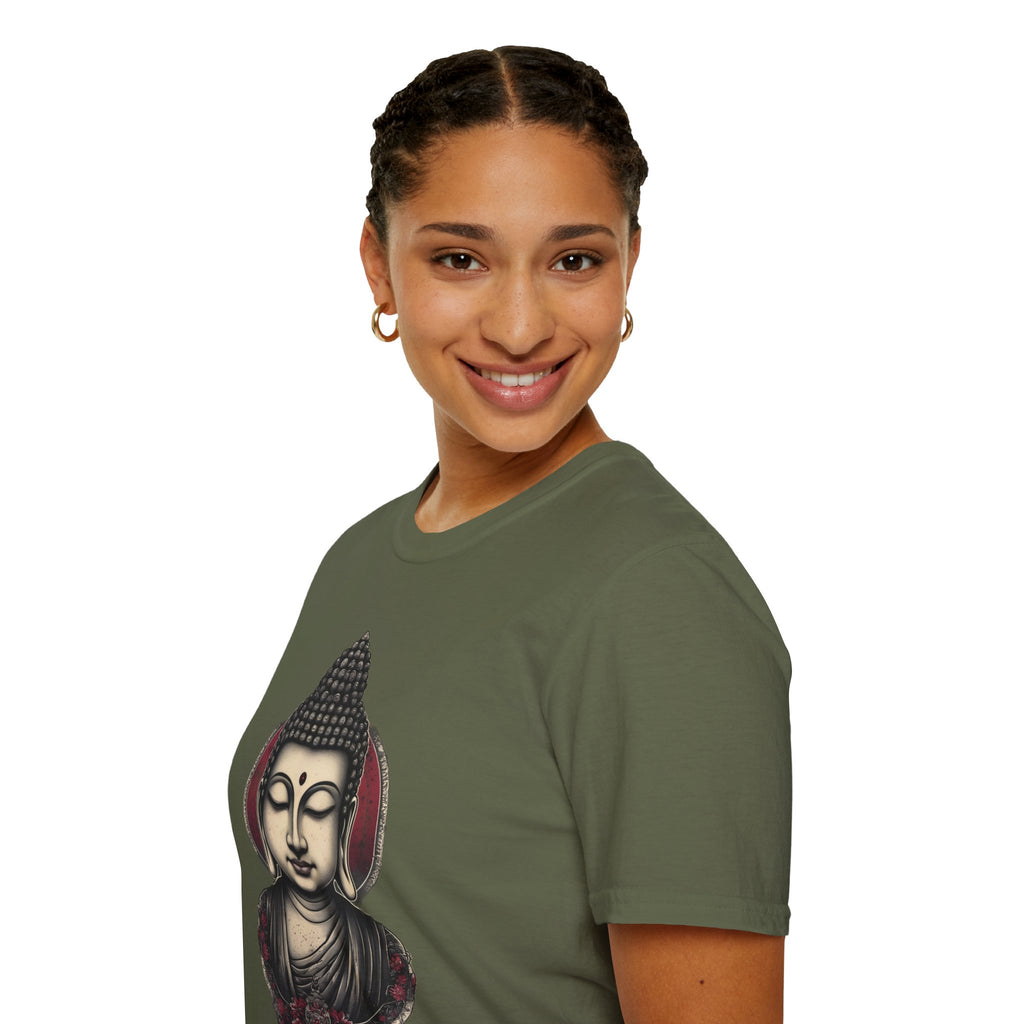 Buddha Portrait T-Shirt — Zen Meditation Graphic Tee