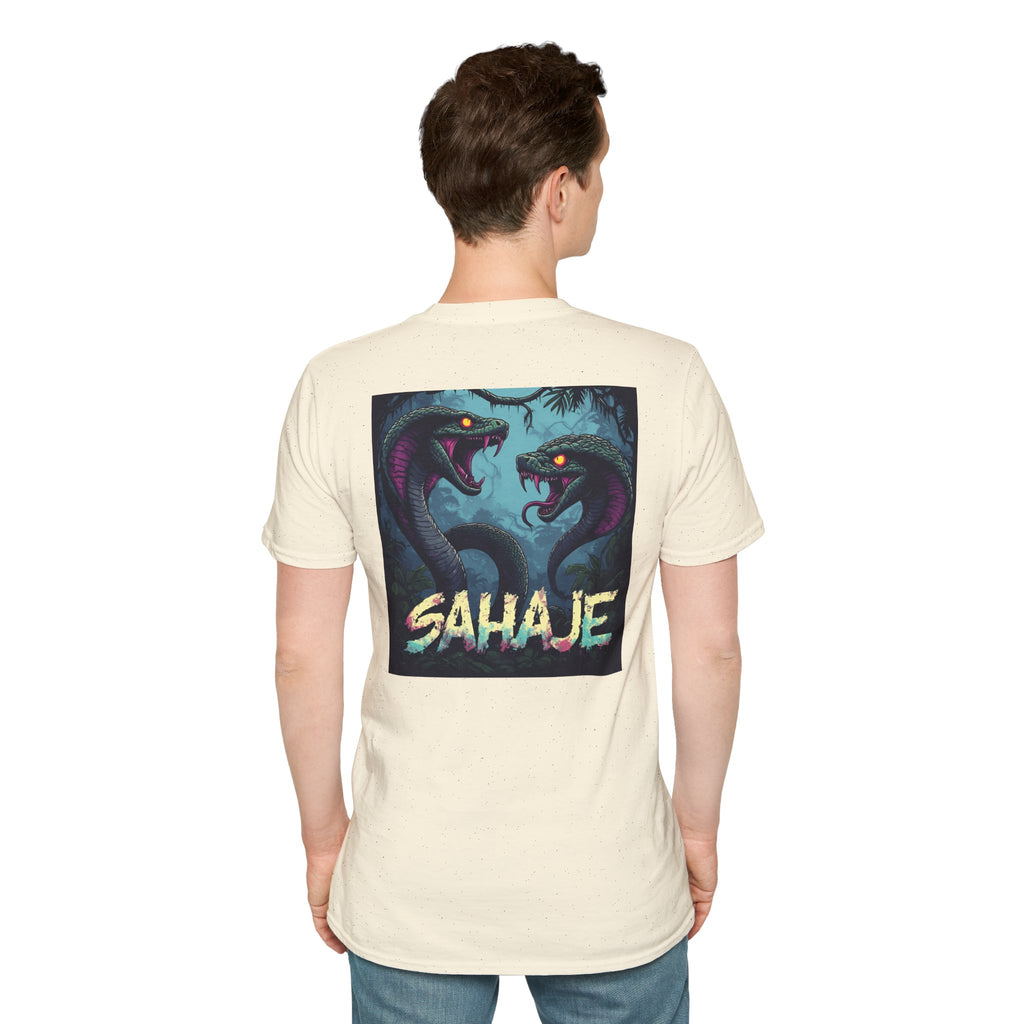 Two Cobra Snake T-Shirt – Fierce Serpent Power Graphic Tee, Edgy Streetwear Snake Shirt