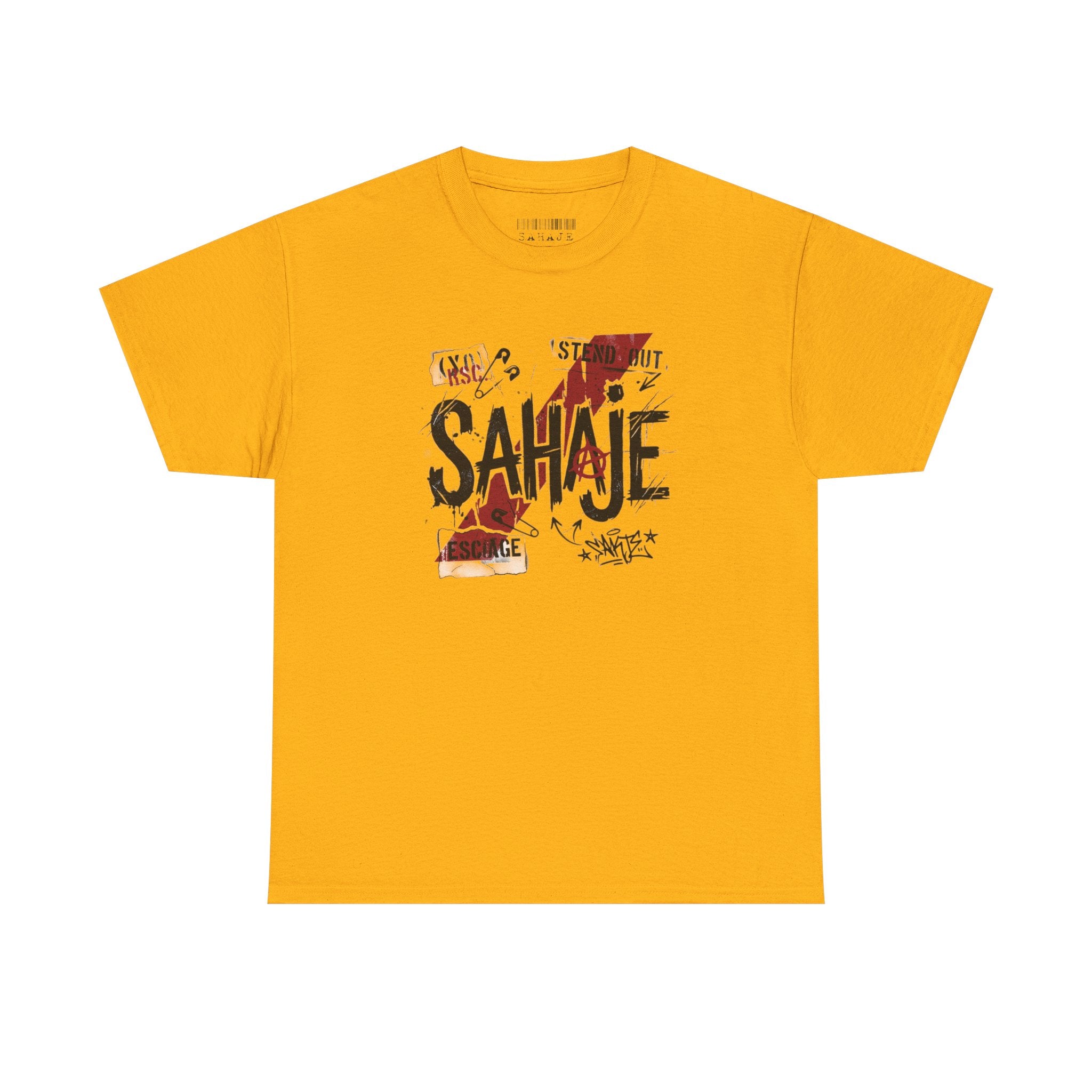 Sahaje Graphic Tee — Street Art Urban Casual T-Shirt