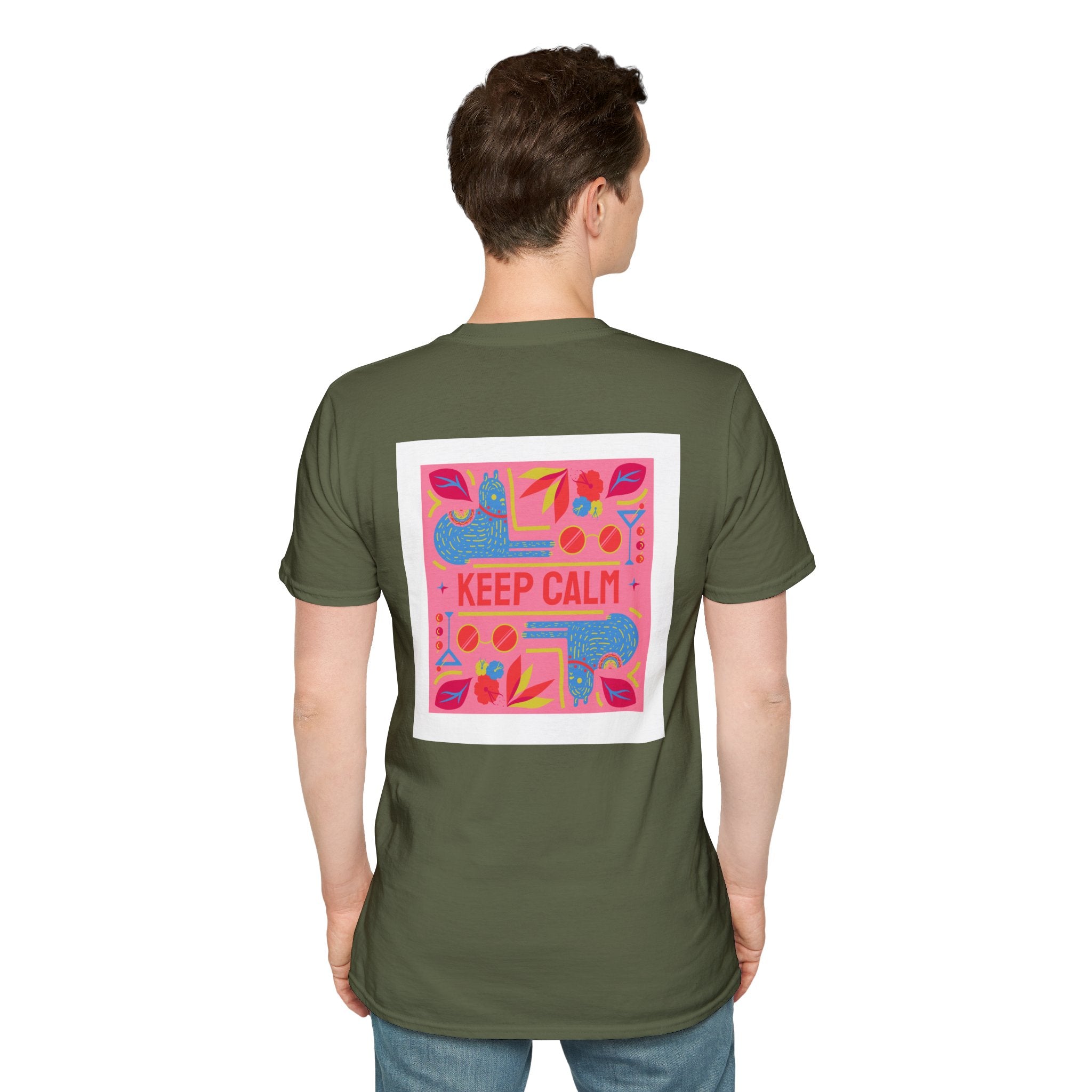 Keep Calm Floral Graphic T-Shirt