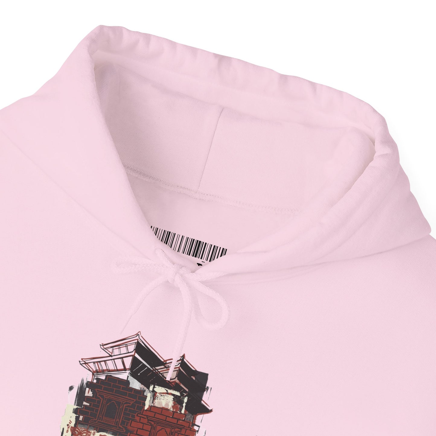 Hoodie — Vintage Urban Industrial Building Graphic Hoodie (Architectural Sketch)