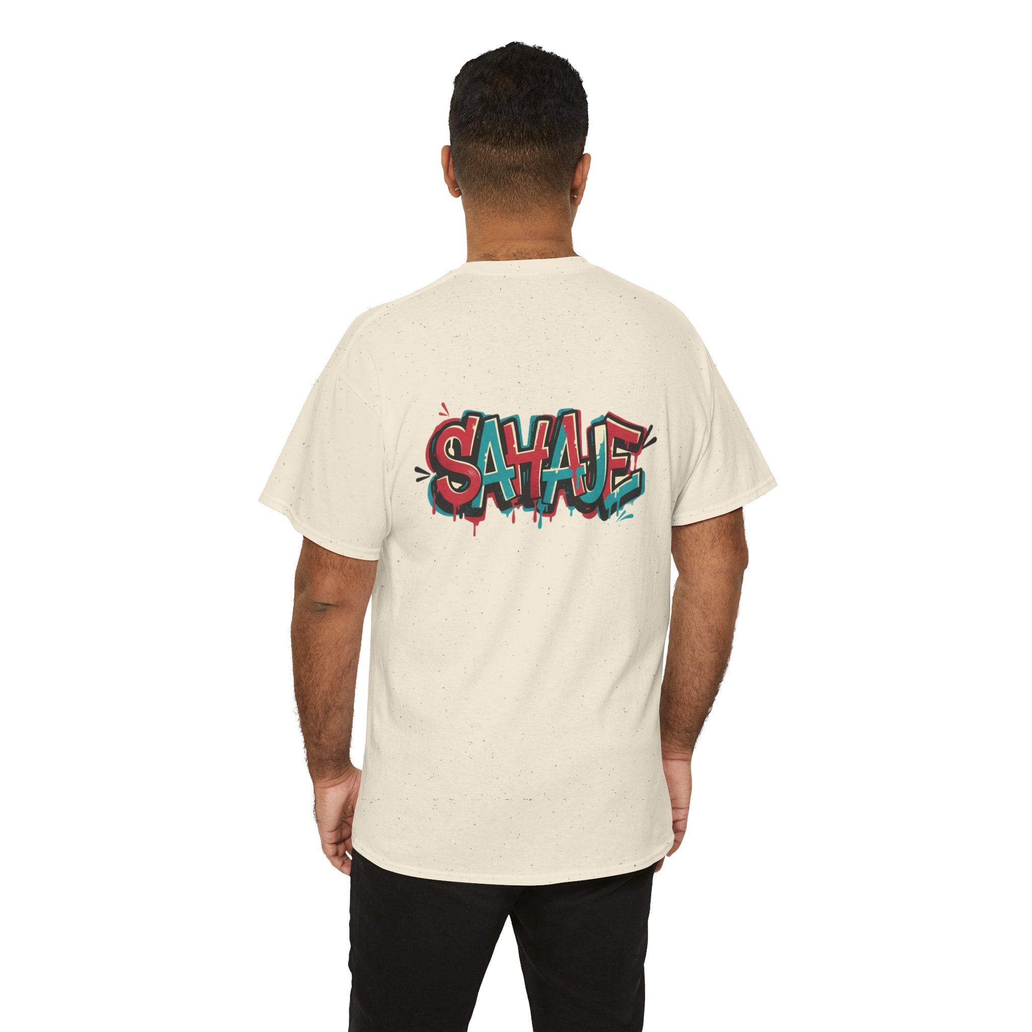 Graffiti "SAVAJE" Tee - Urban Streetwear Graphic T-Shirt