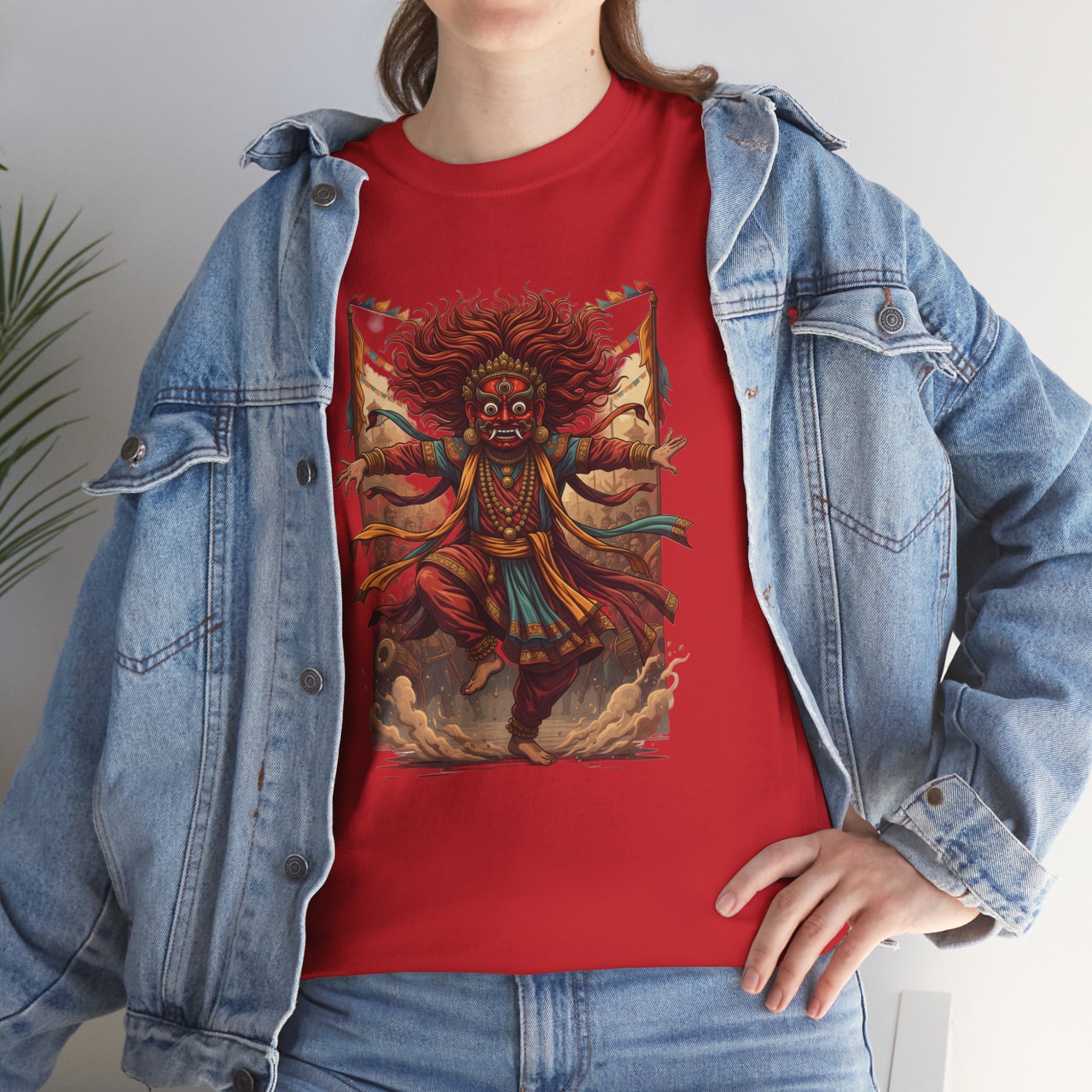 T-Shirt — Tribal Dancer Graphic Tee (Native Spirit Warrior Art)