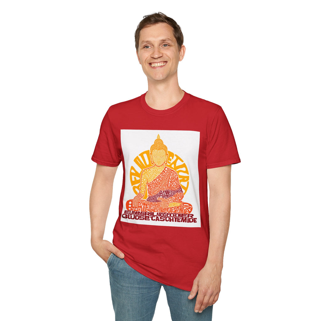 Buddha Graphic Tee — Retro Sun Meditation Shirt