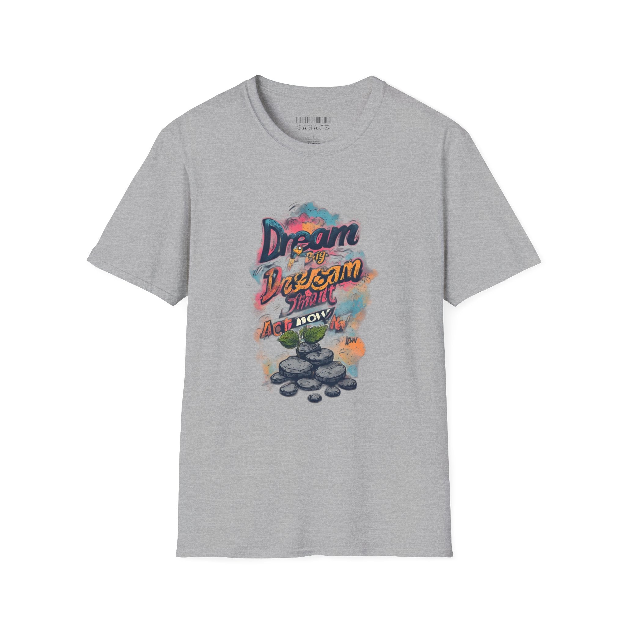 Dream Bigger Graphic T-Shirt — "Dream. Design. Do." Inspirational Tee