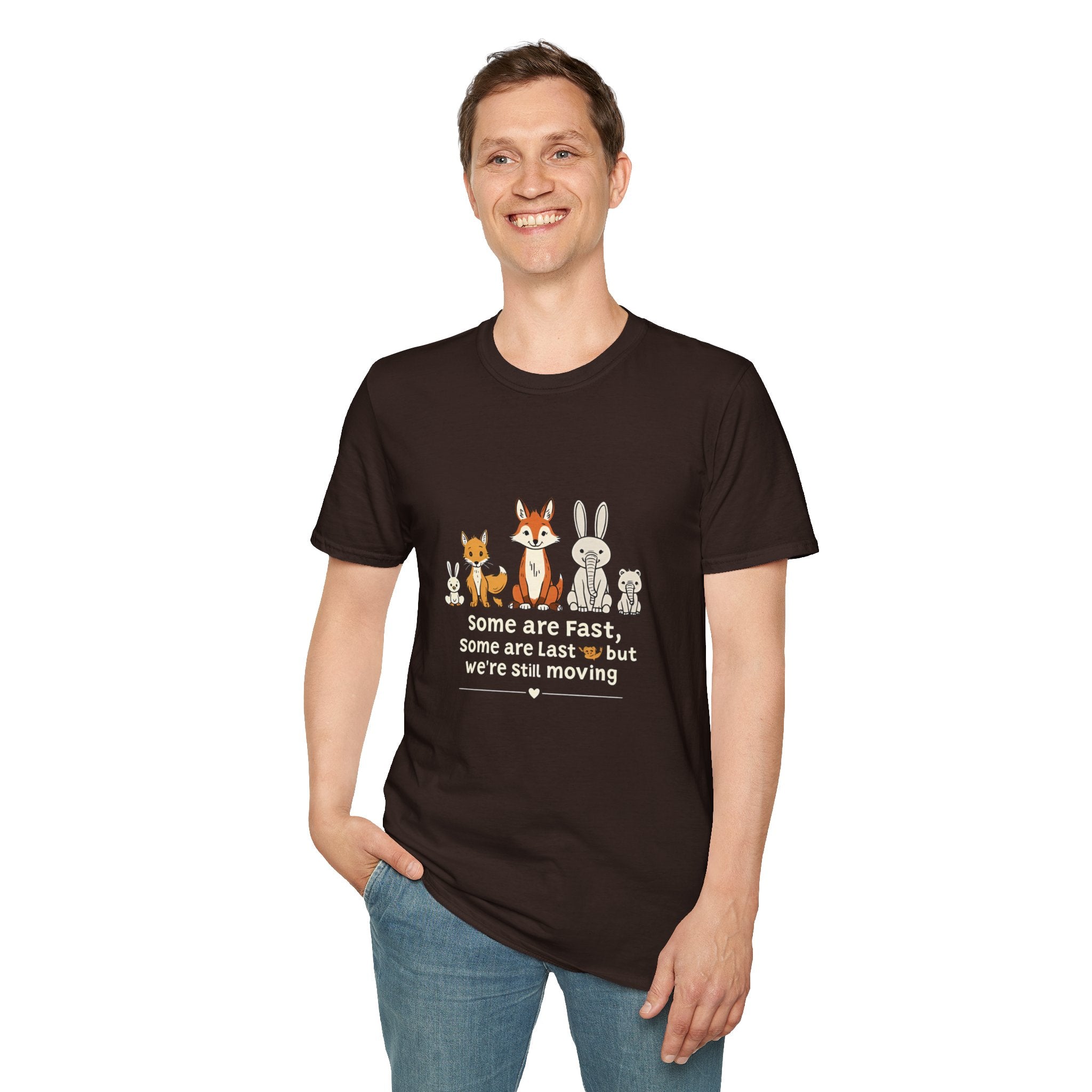 Woodland Friends T-Shirt — Cute Fox, Bunny & Squirrel Graphic