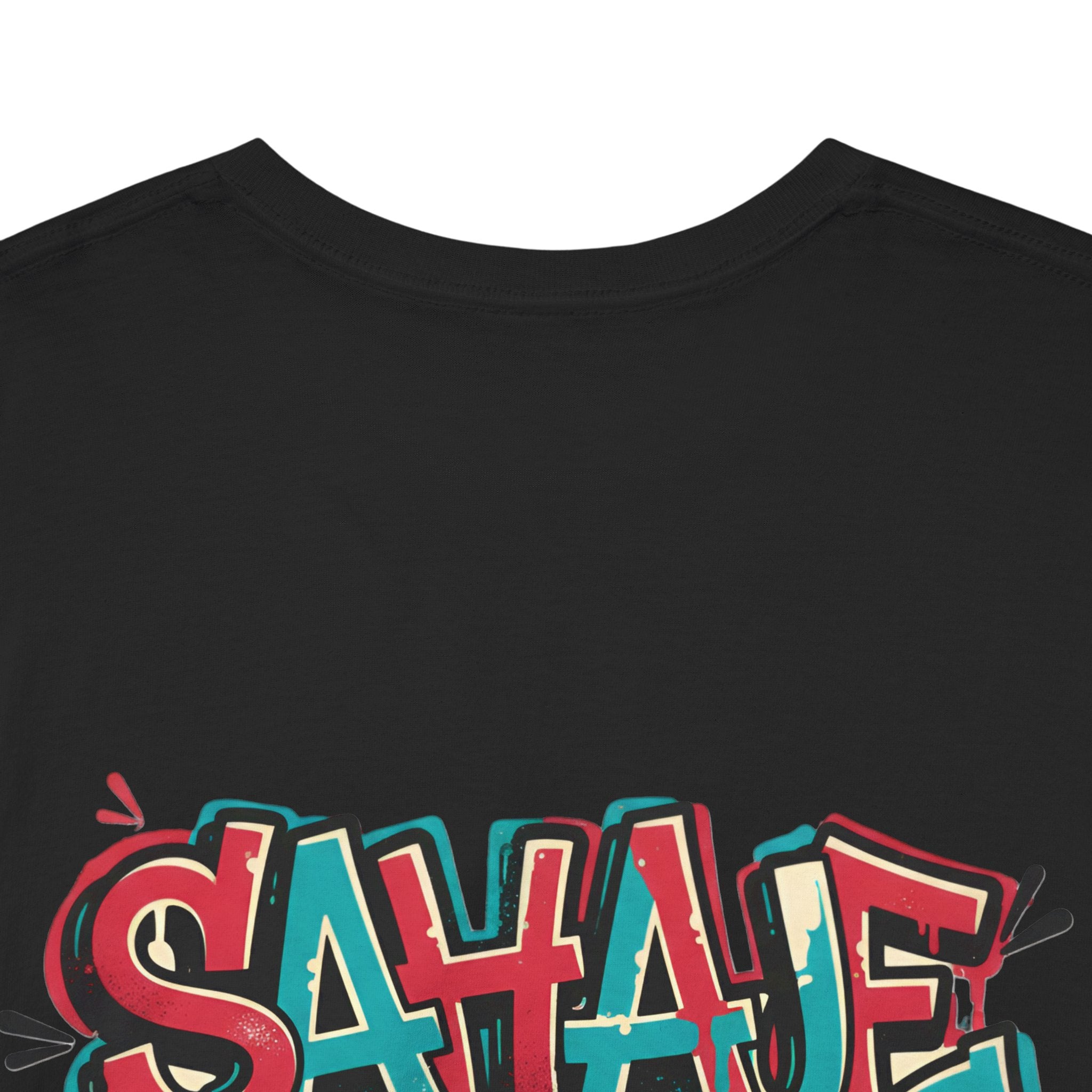Graffiti "SAVAJE" Tee - Urban Streetwear Graphic T-Shirt