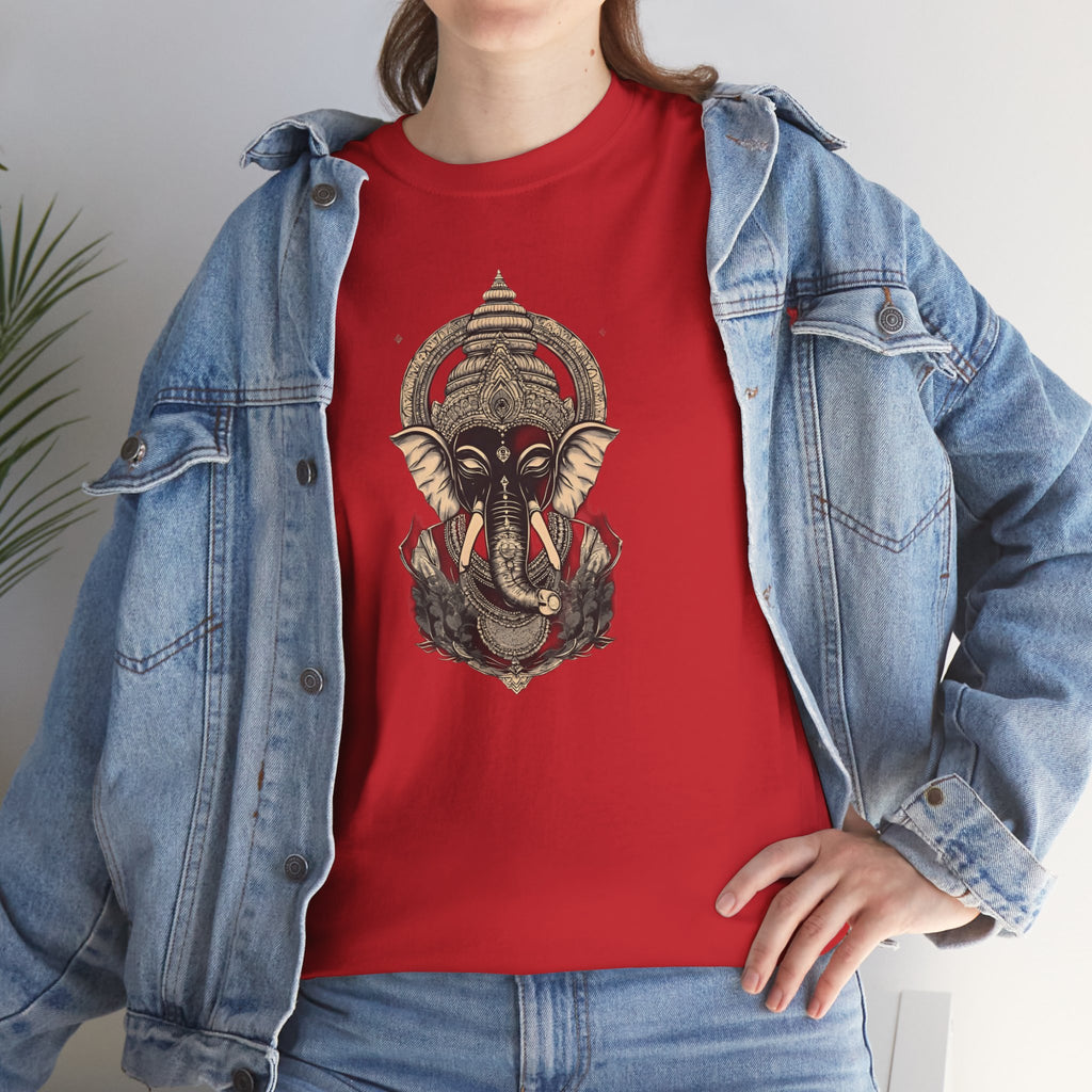 Elephant Mandala T‑Shirt — Spiritual Ganesha-Inspired Graphic Tee
