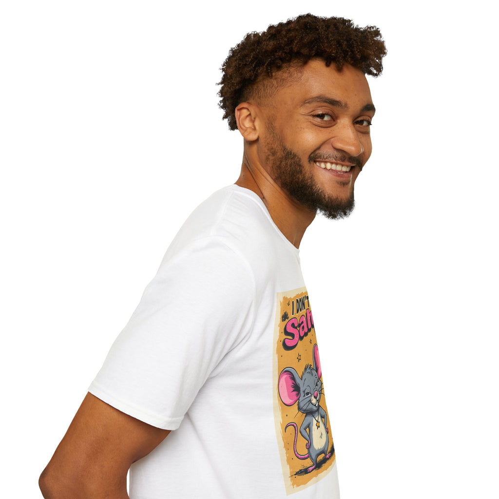 Don’t Give a Satrage T-Shirt — Funny Mouse & Donkey Cartoon Tee