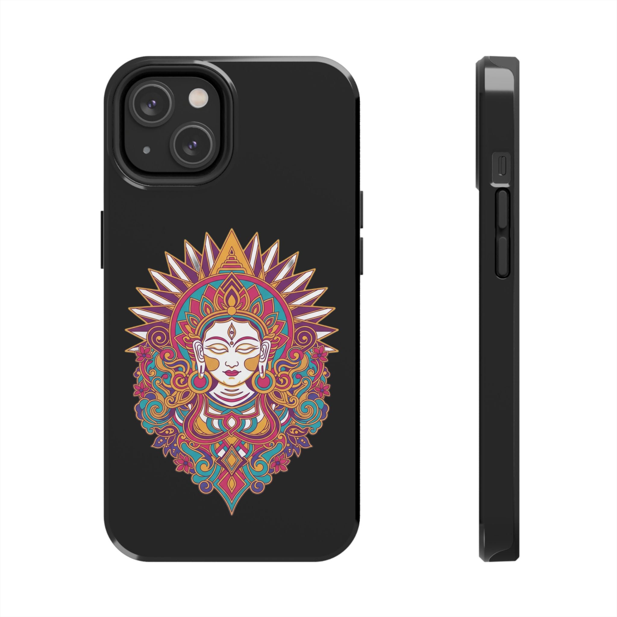 Buddha Mandala Tough Phone Case — Protective Spiritual iPhone Cover