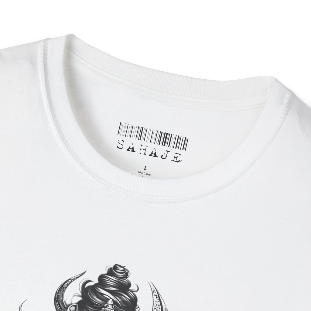 Shiva Portrait T-Shirt – Detailed Hindu Deity Graphic Tee