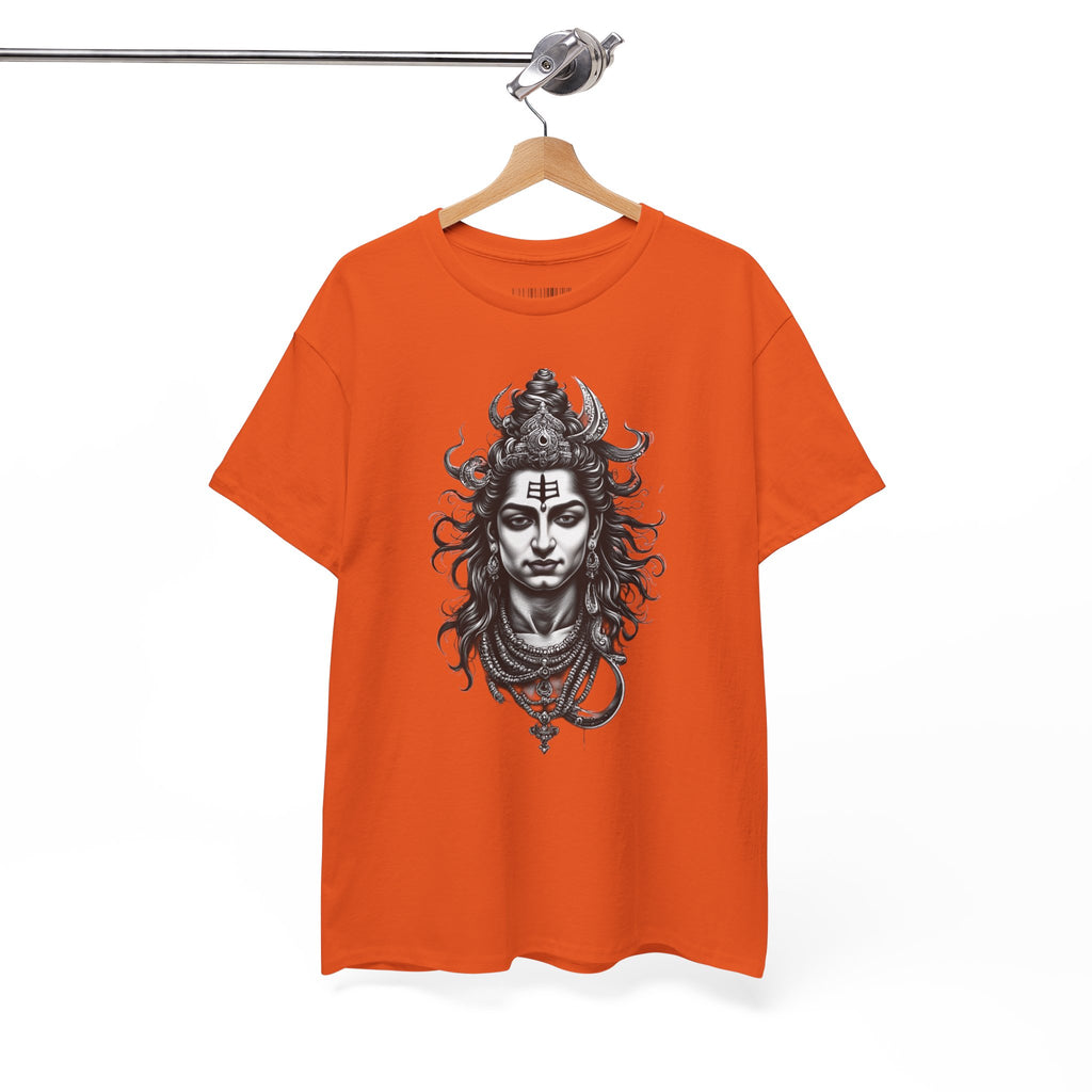 Shiva Portrait Tee — Hindu God Shiva Graphic T-Shirt