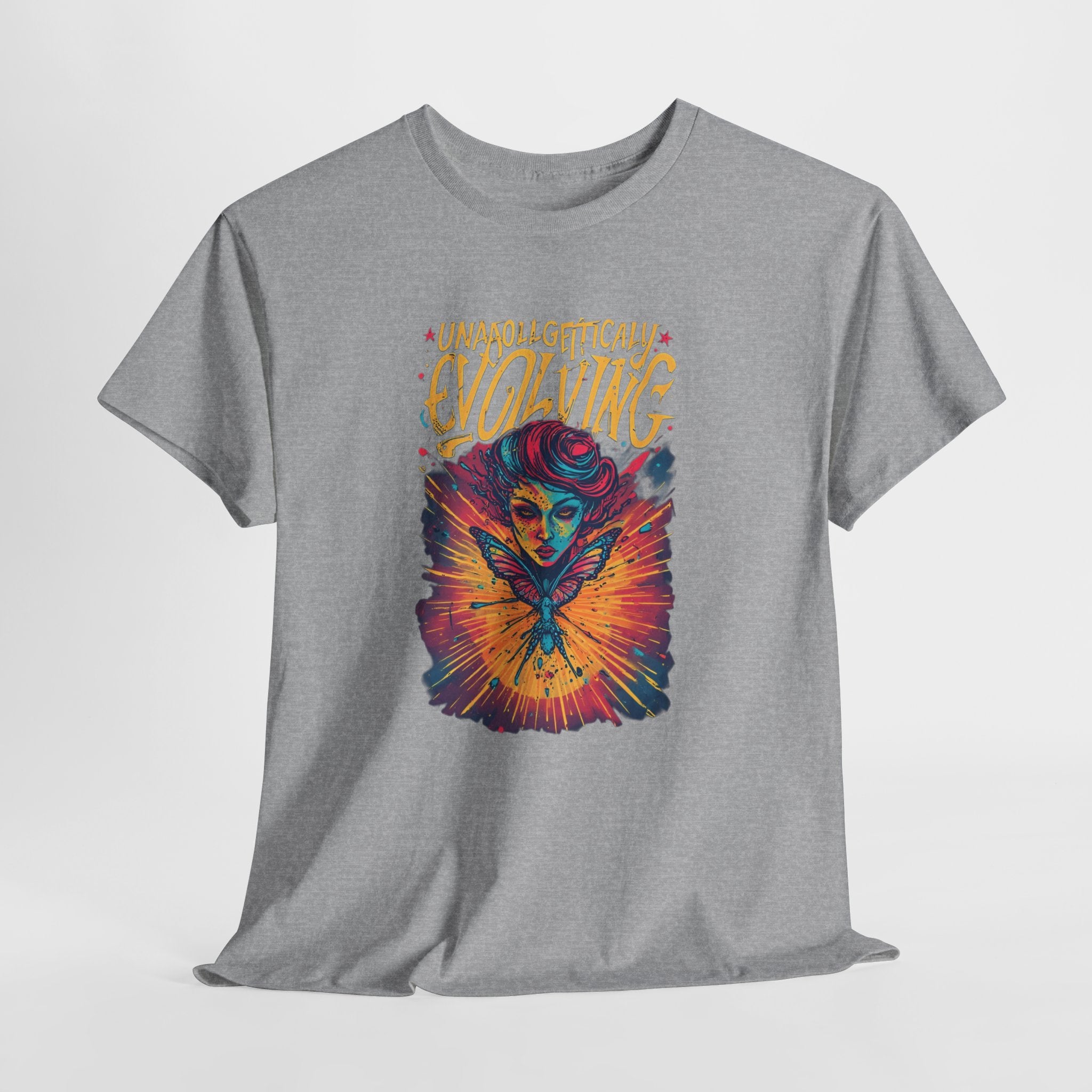 Evolving Alien Graphic Tee — "Unnaturally Evolving" Sci‑Fi Art T-Shirt