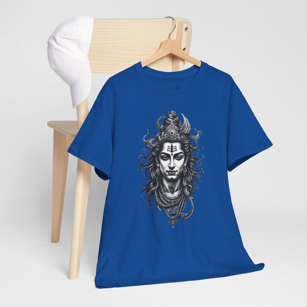 Shiva Portrait Tee — Hindu God Shiva Graphic T-Shirt