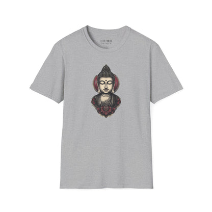 Buddha Portrait Tee — Zen Meditation Graphic T-Shirt