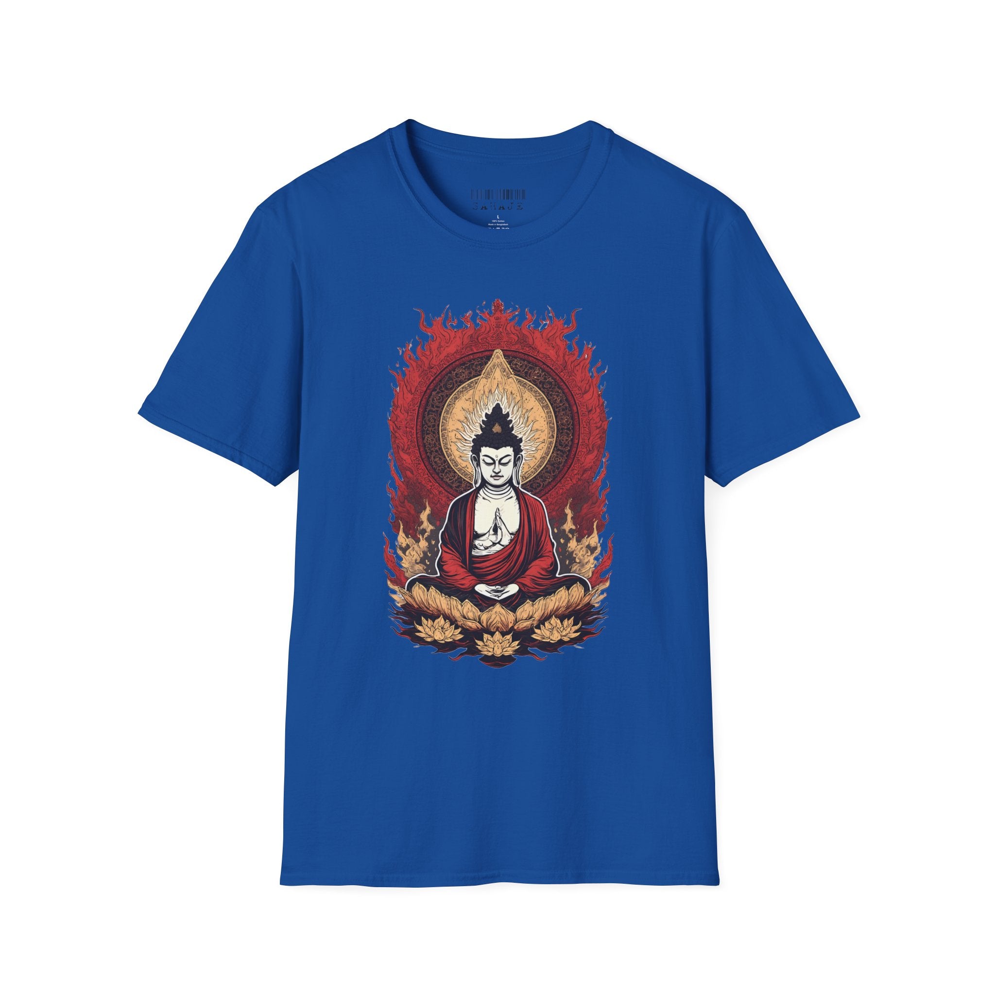 Buddha Lotus Meditation T-Shirt — Zen Buddhist Graphic Tee