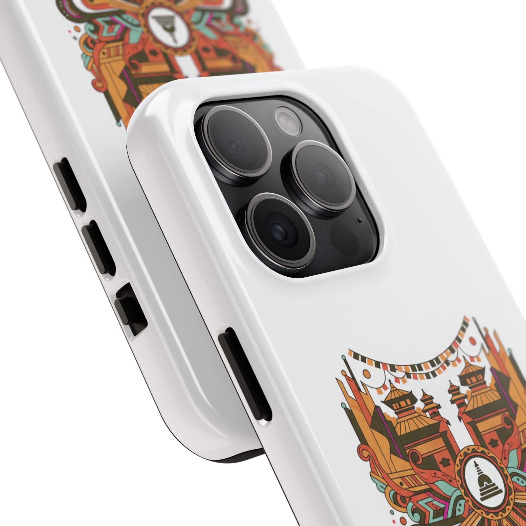 Tough Phone Case — Vintage Temple Mandala Design