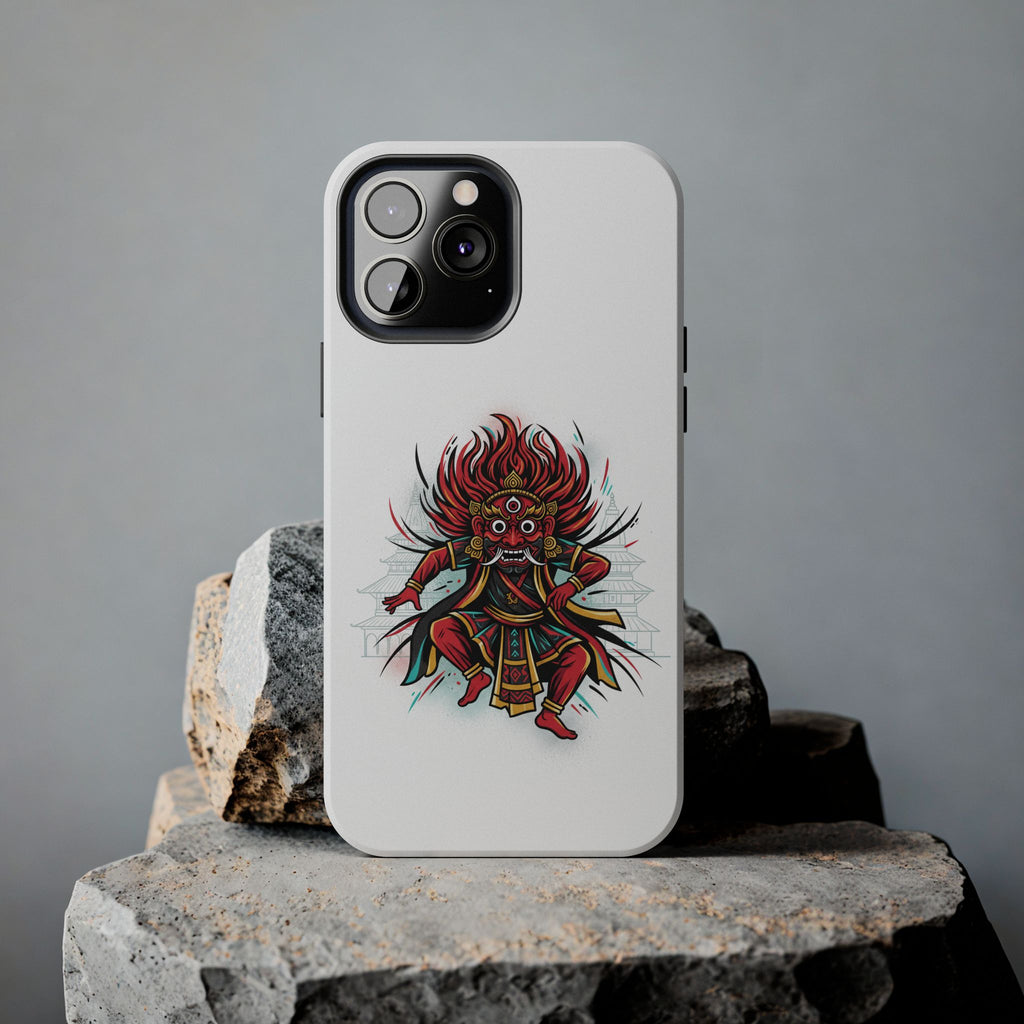 Bhairava Tough Phone Case — Bold Hindu Deity Protective Cover