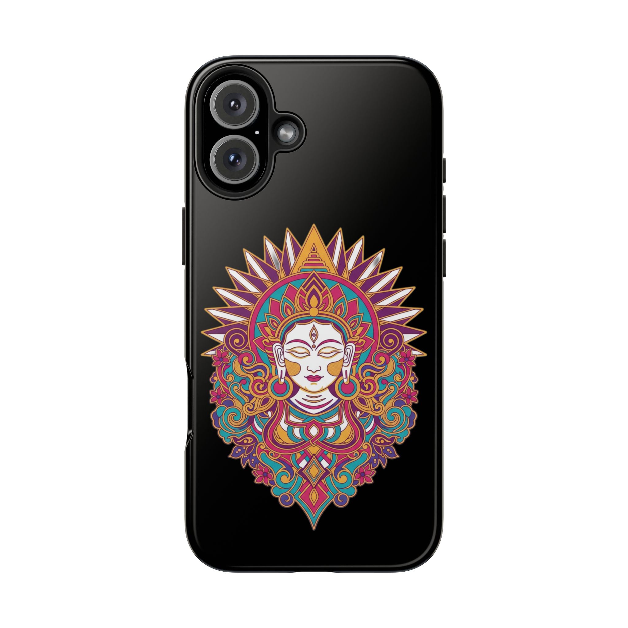 Buddha Mandala Tough Phone Case — Protective Spiritual iPhone Cover