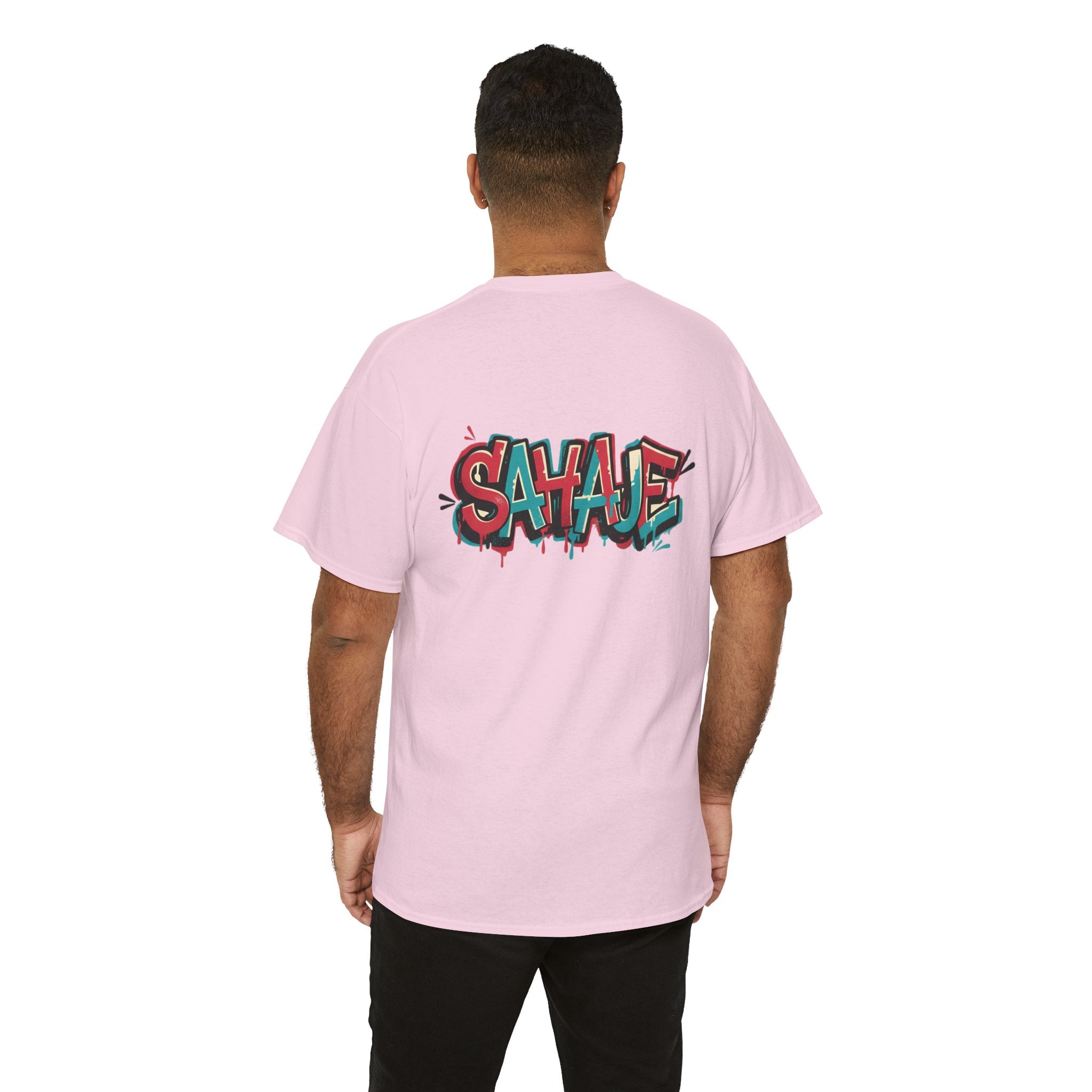 Graffiti "SAVAJE" Tee - Urban Streetwear Graphic T-Shirt