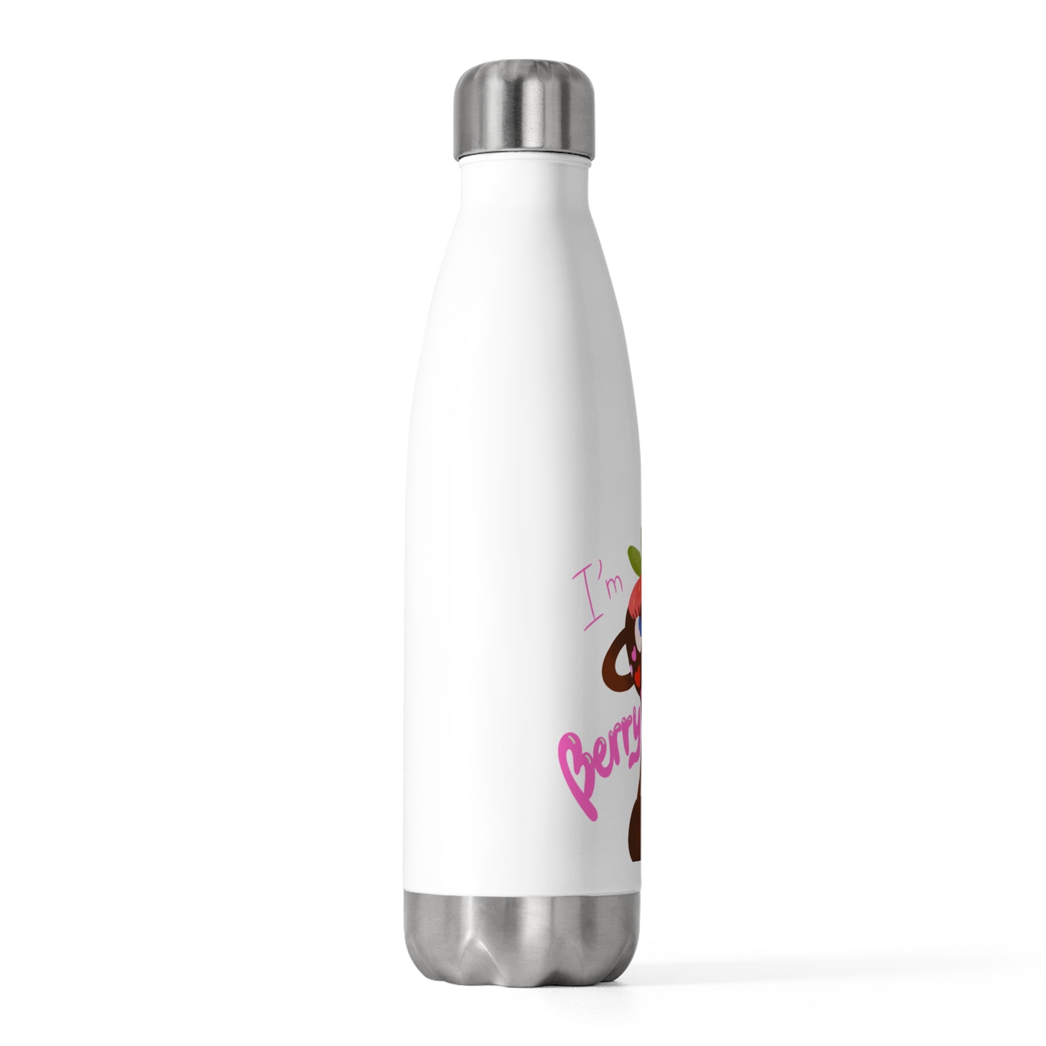 Cute Insulated Water Bottle - I'm So Berry Fine, Fun Gift, Summer Hydration, Fitness Companion, Personal Water Bottle, Unique Drinkware