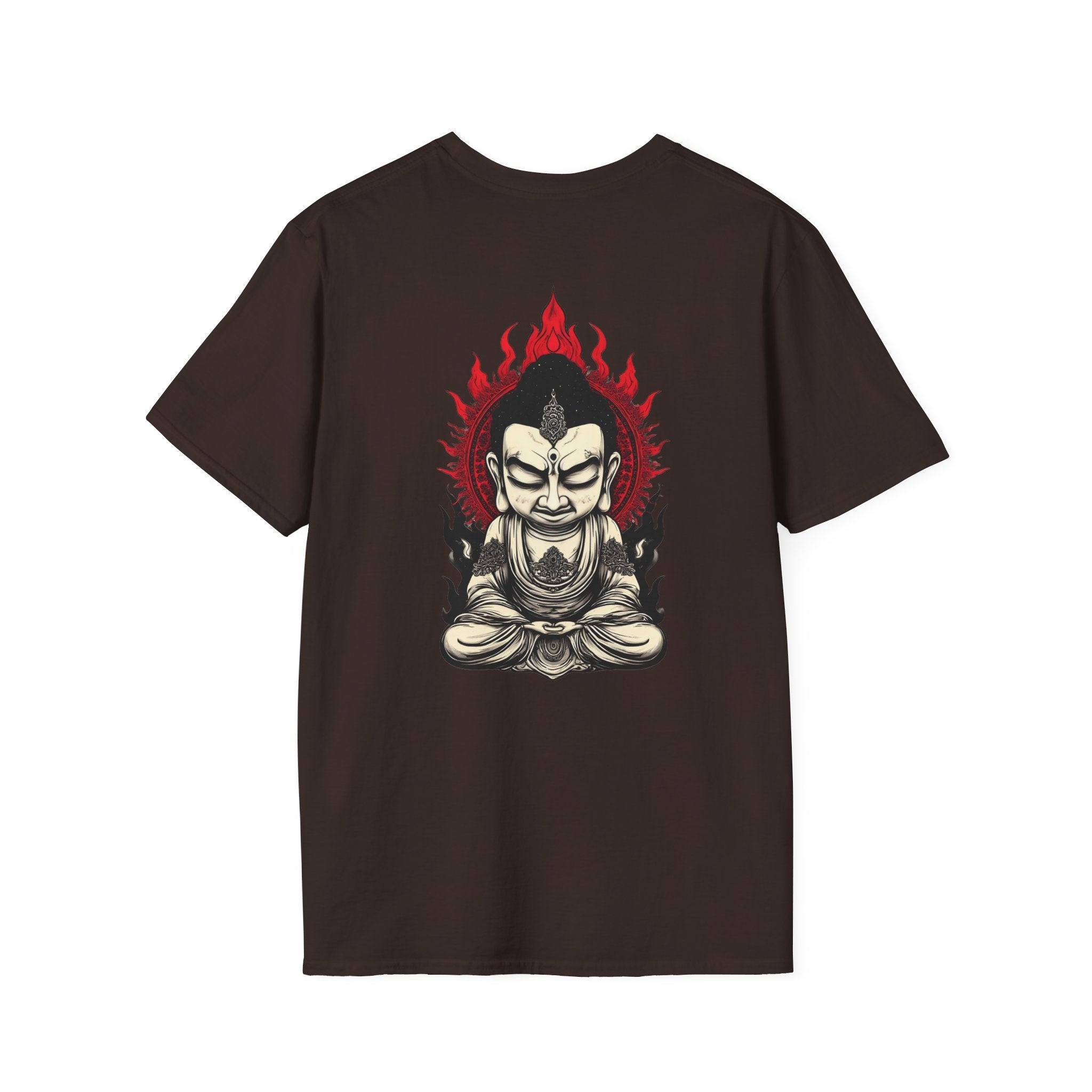 Buddha Flame T-Shirt — Fierce Meditating Buddha Graphic Tee