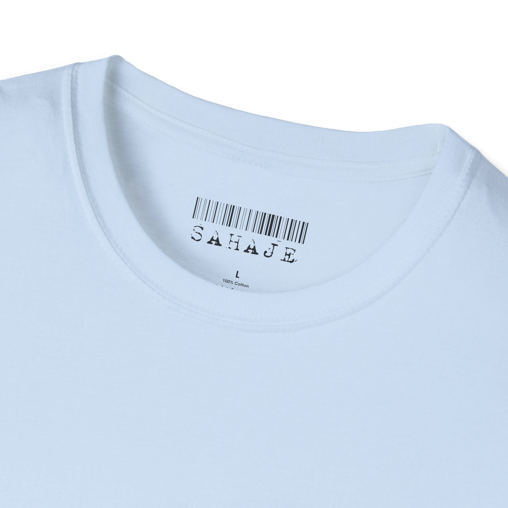 T-Shirt — Colorful Sahaje Skull Back Print