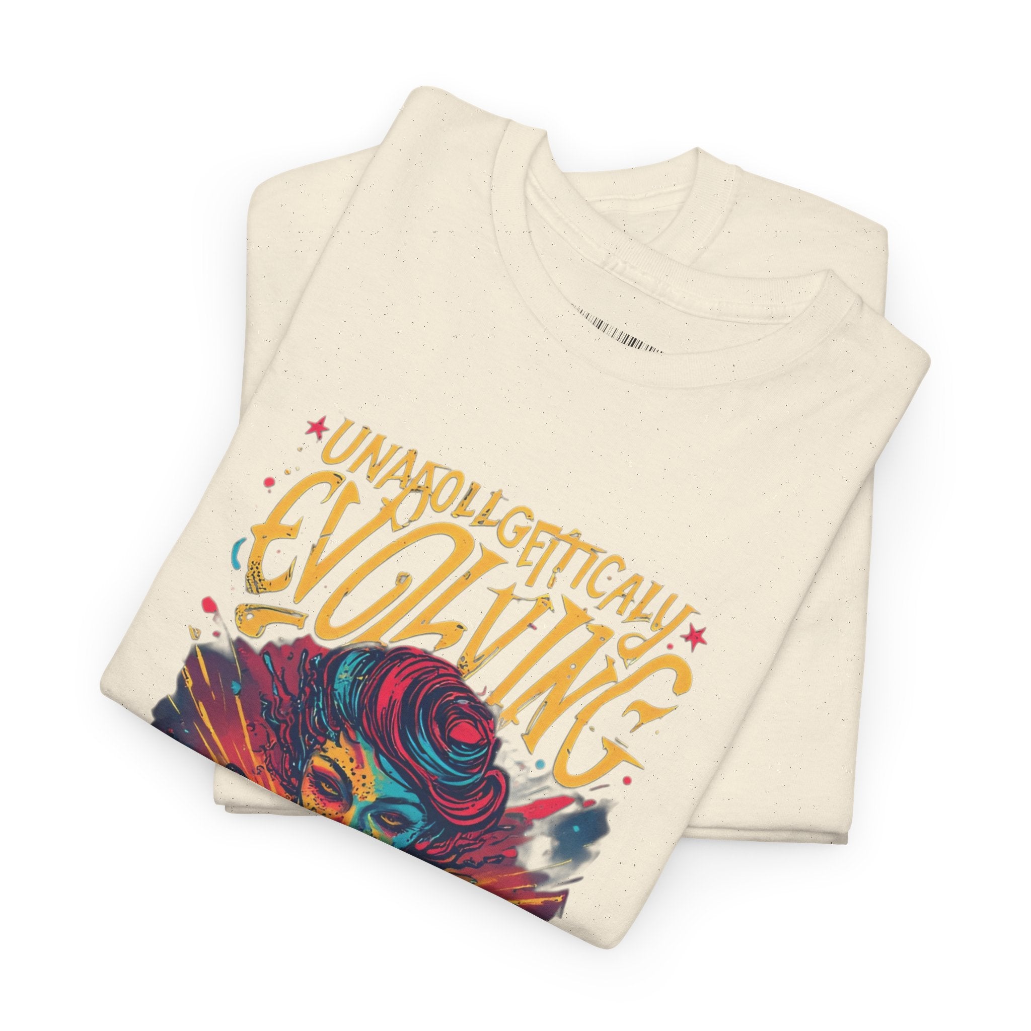 Evolving Alien Graphic Tee — "Unnaturally Evolving" Sci‑Fi Art T-Shirt