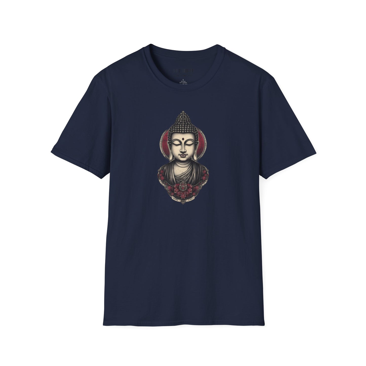 Buddha Portrait Tee — Zen Meditation Graphic T-Shirt