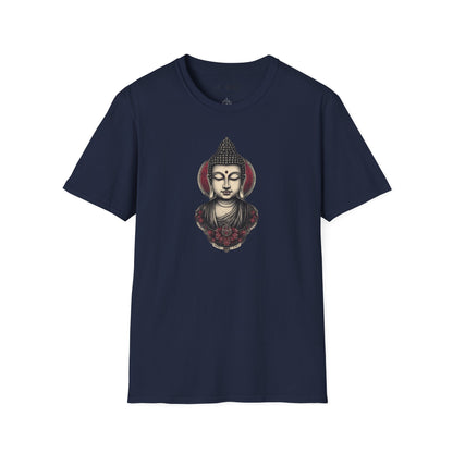 Buddha Portrait Tee — Zen Meditation Graphic T-Shirt