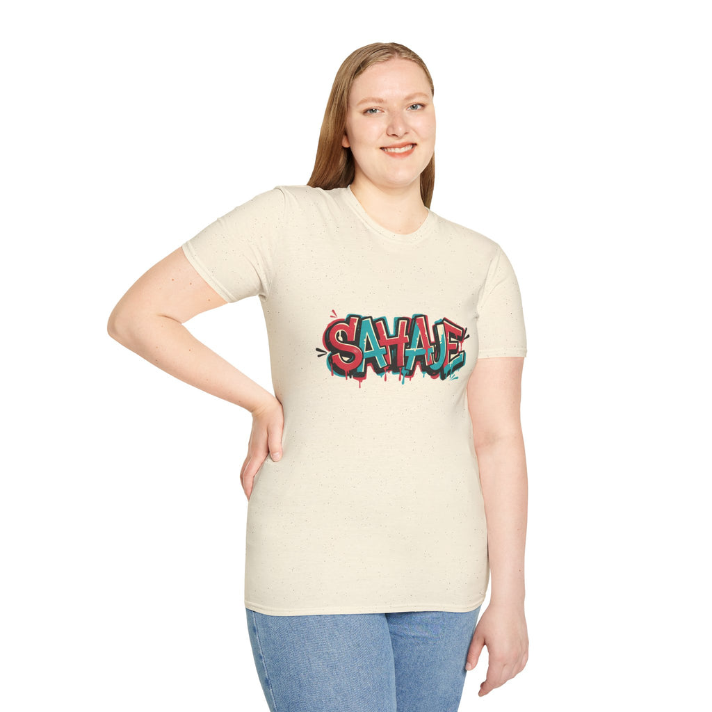 Graffiti 'SAVAGE' Tee — Urban Streetwear Graphic T-Shirt