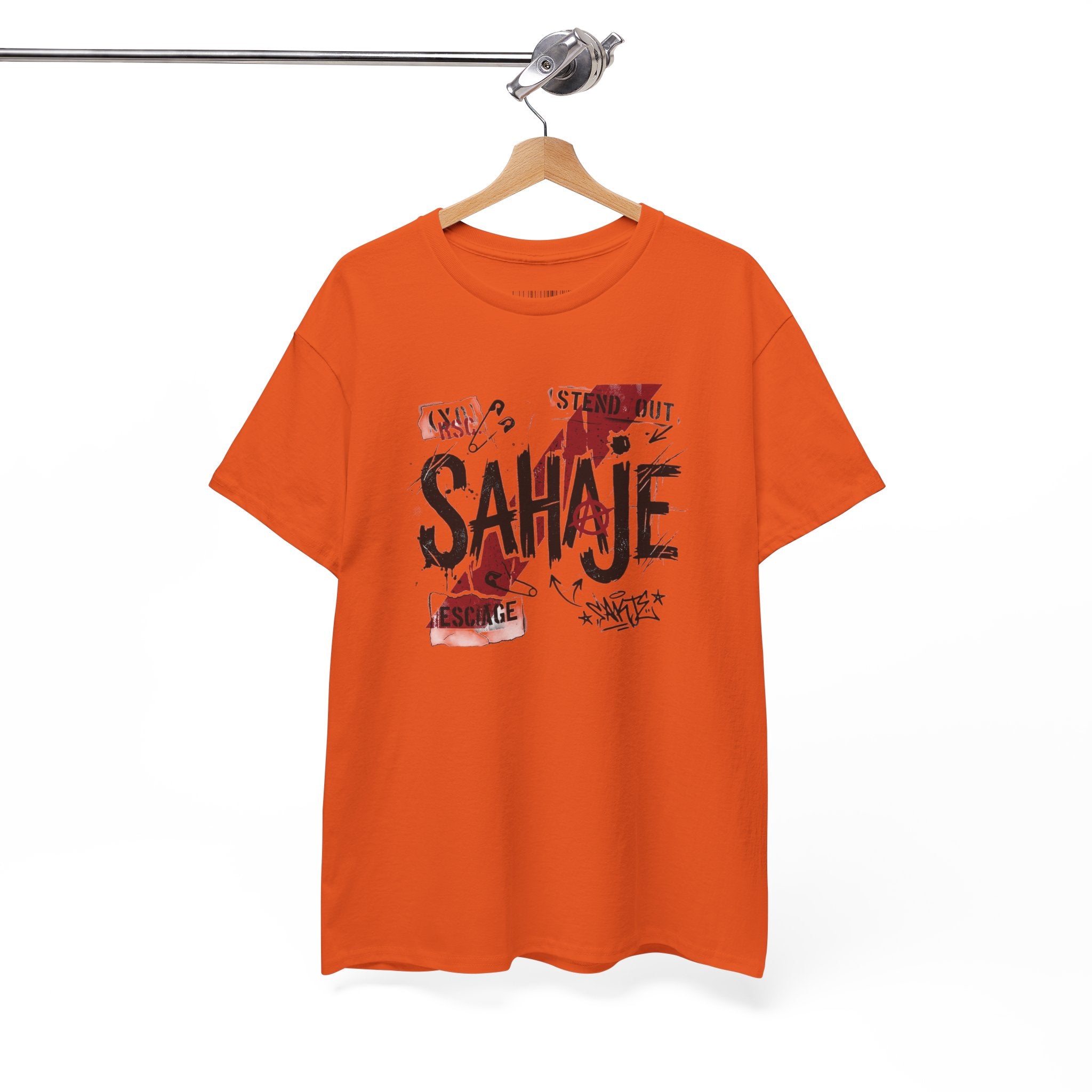 Sahaje Graphic Tee — Street Art Urban Casual T-Shirt