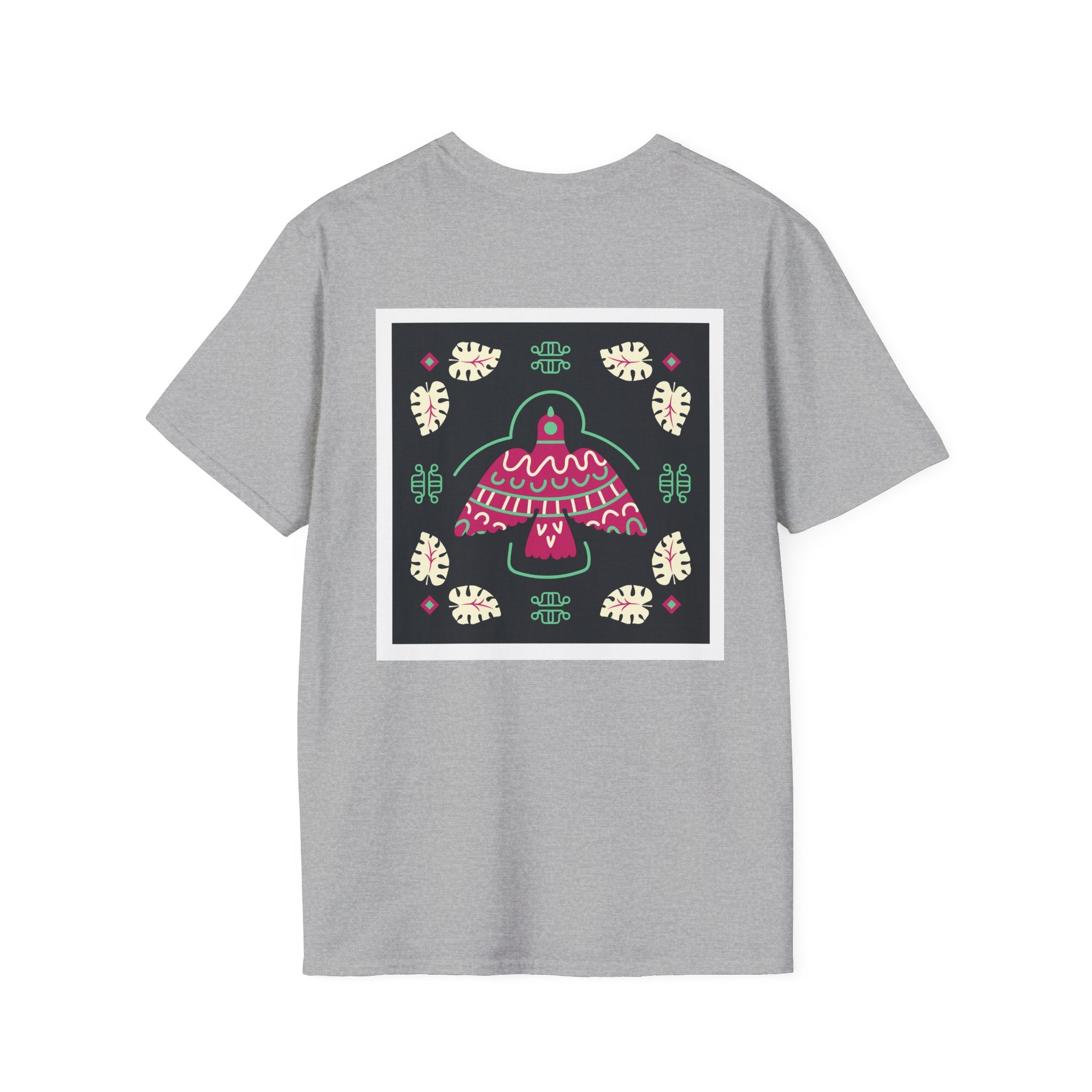 Mushroom Garden Graphic T-Shirt — Whimsical Pink Mushroom Design