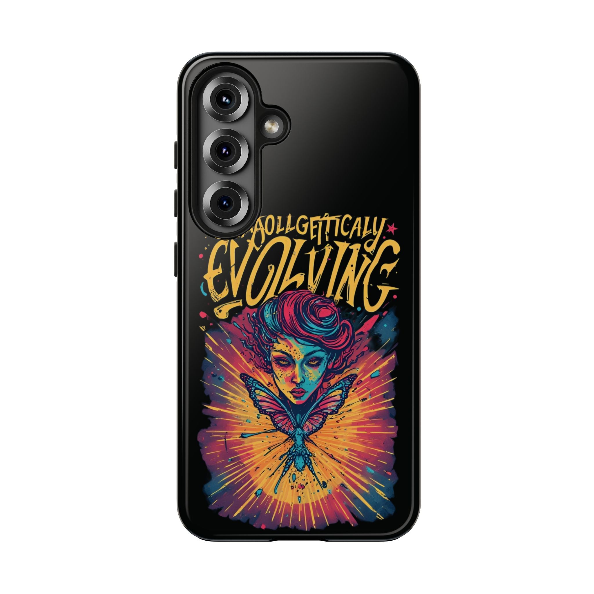 Evolving Butterfly Phone Case — "Unapologetically Evolving" Artistic Protective Case