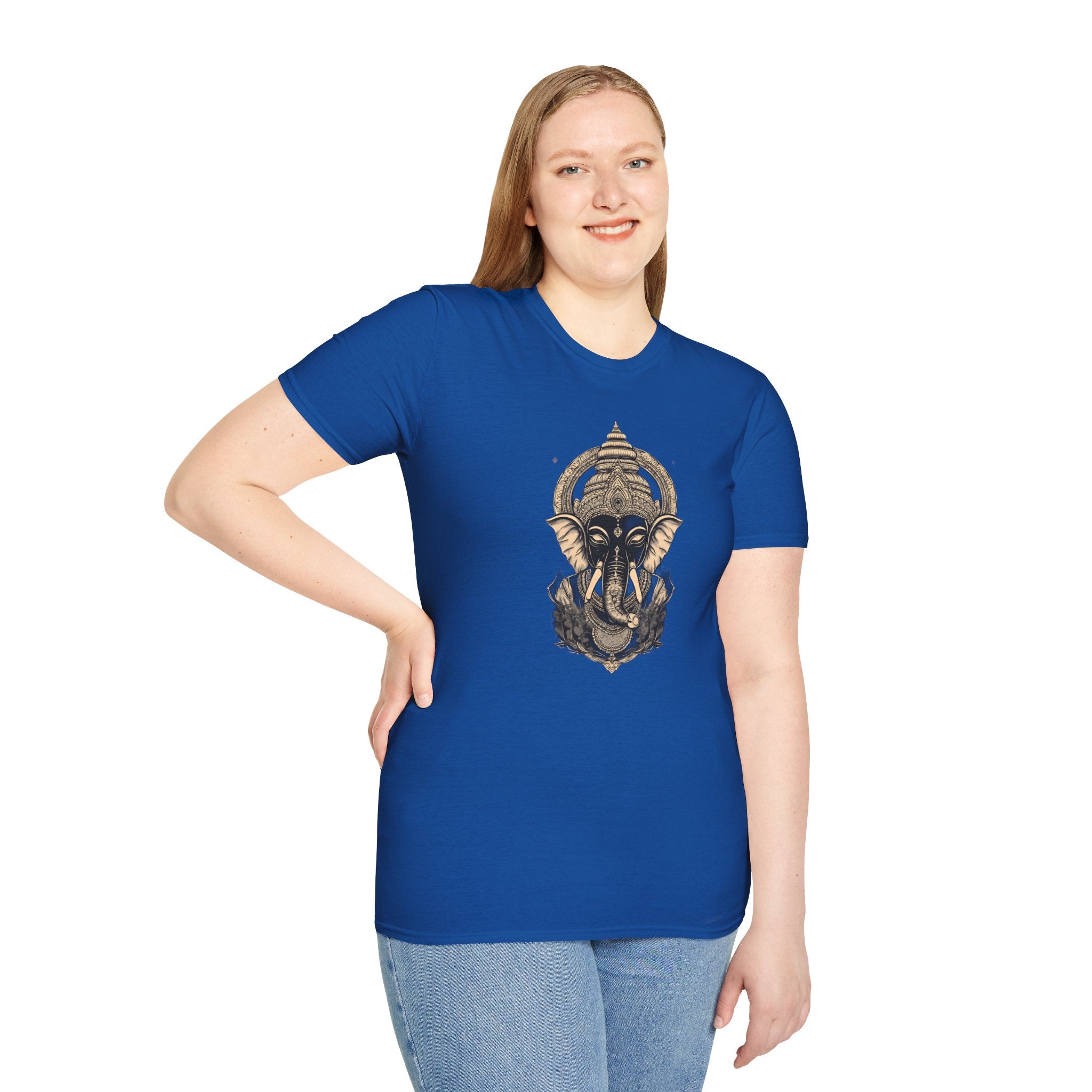 Elephant Mandala T-Shirt — Spiritual Ganesha Graphic Tee
