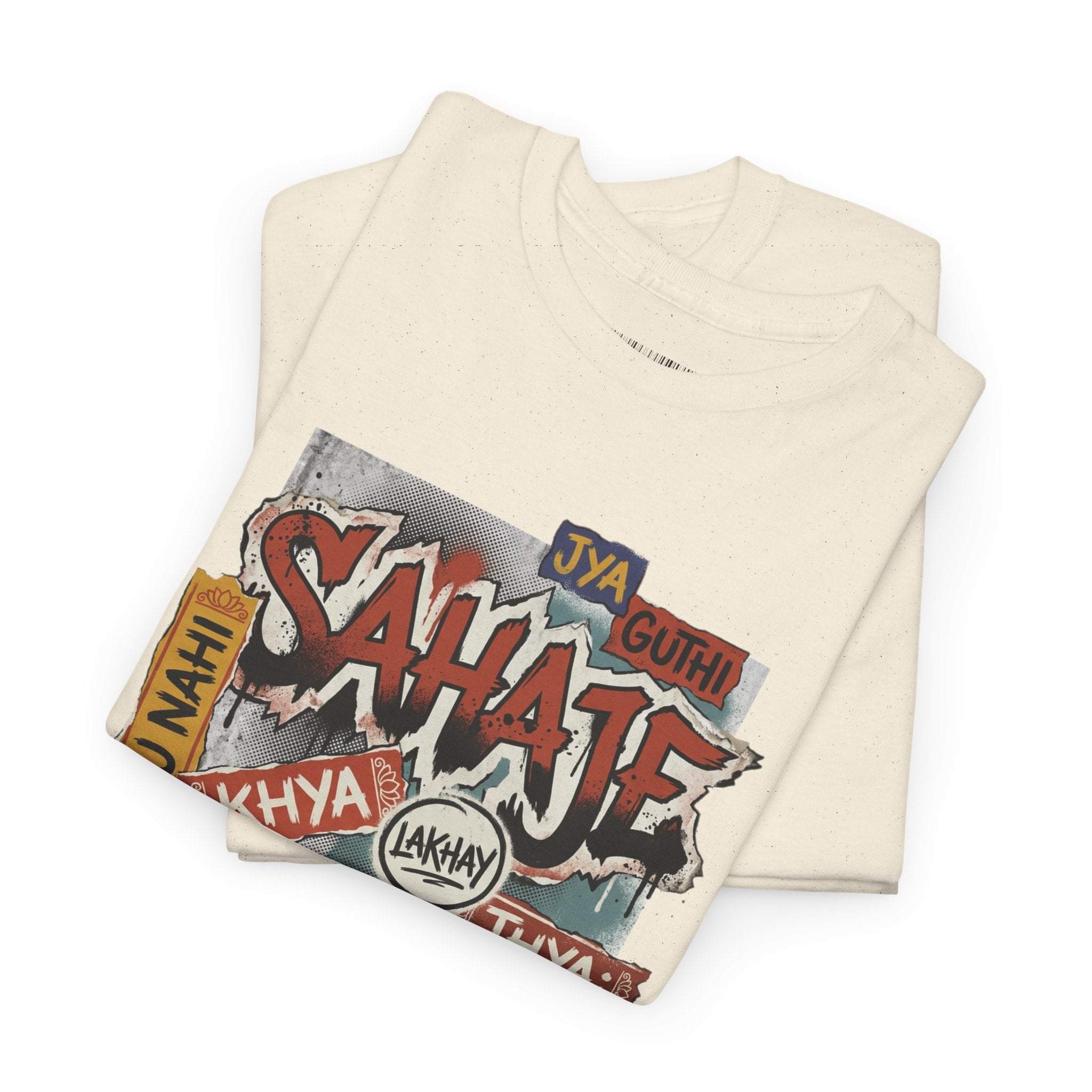Shahje Graffiti Logo Tee - Urban Retro Streetwear T-Shirt