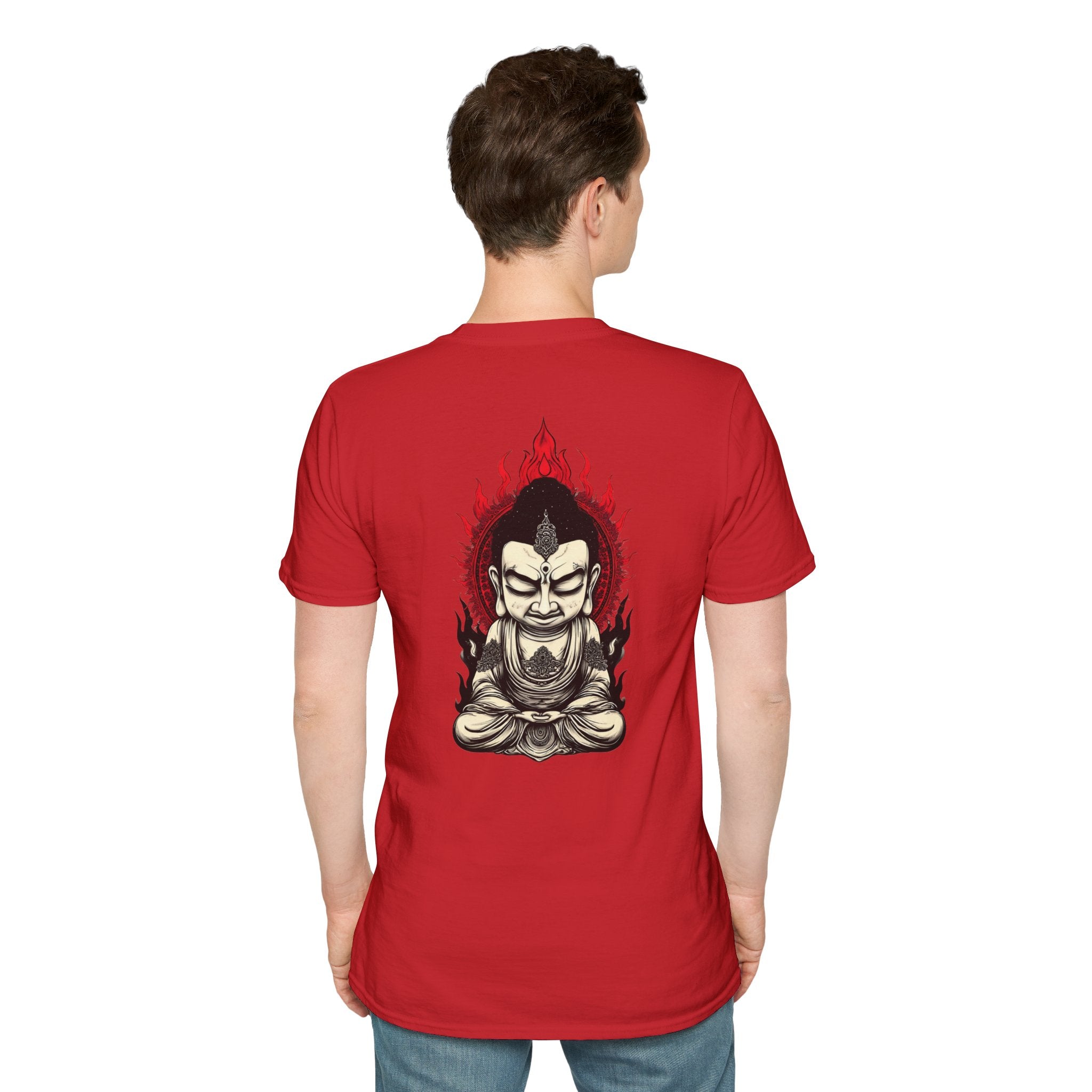Buddha Flame T-Shirt — Fierce Meditating Buddha Graphic Tee