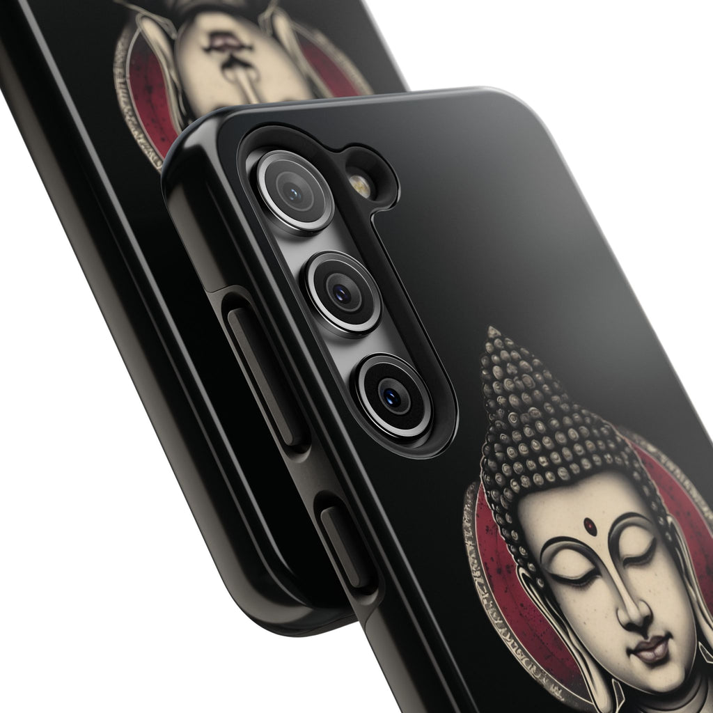 Buddha Floral Tough Phone Case — Protective Spiritual Phone Cover