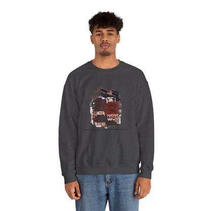 Crewneck Sweatshirt — Vintage Camper Roadtrip Illustration ("Where's Every Place I’ve Been, and Every Place I’m Going")