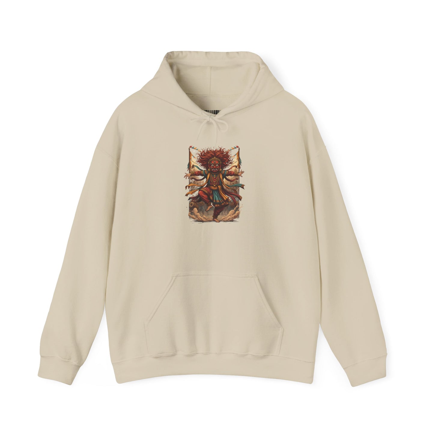 Mystic Sunflower Spirit Hoodie — Boho Meditation Floral Graphic Sweatshirt