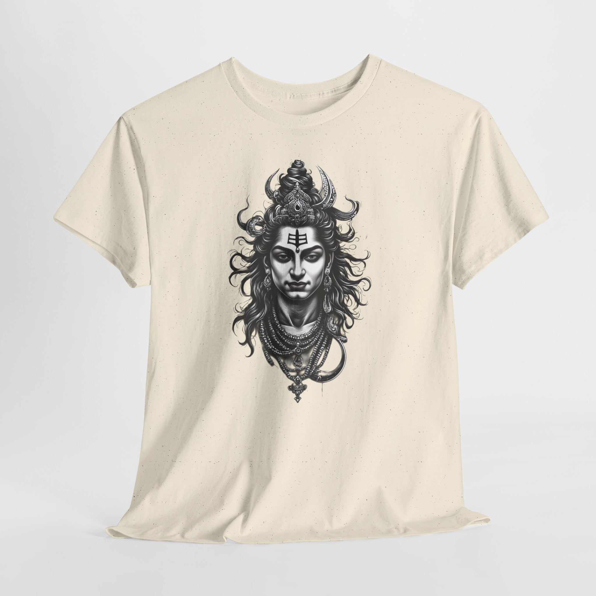 Shiva Portrait Tee — Hindu God Shiva Graphic T-Shirt