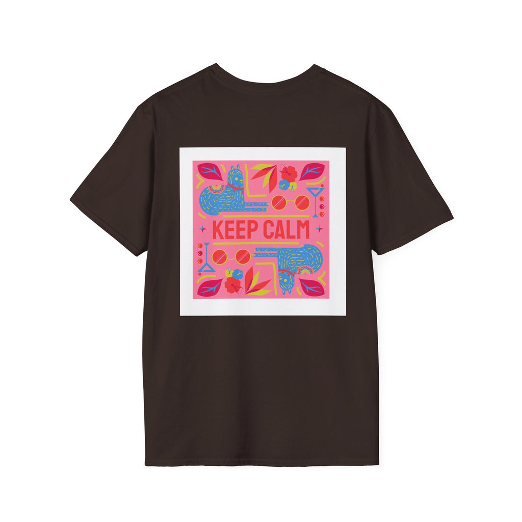 Keep Calm Floral Graphic T-Shirt